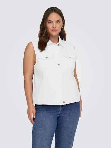 Jeansweste - white