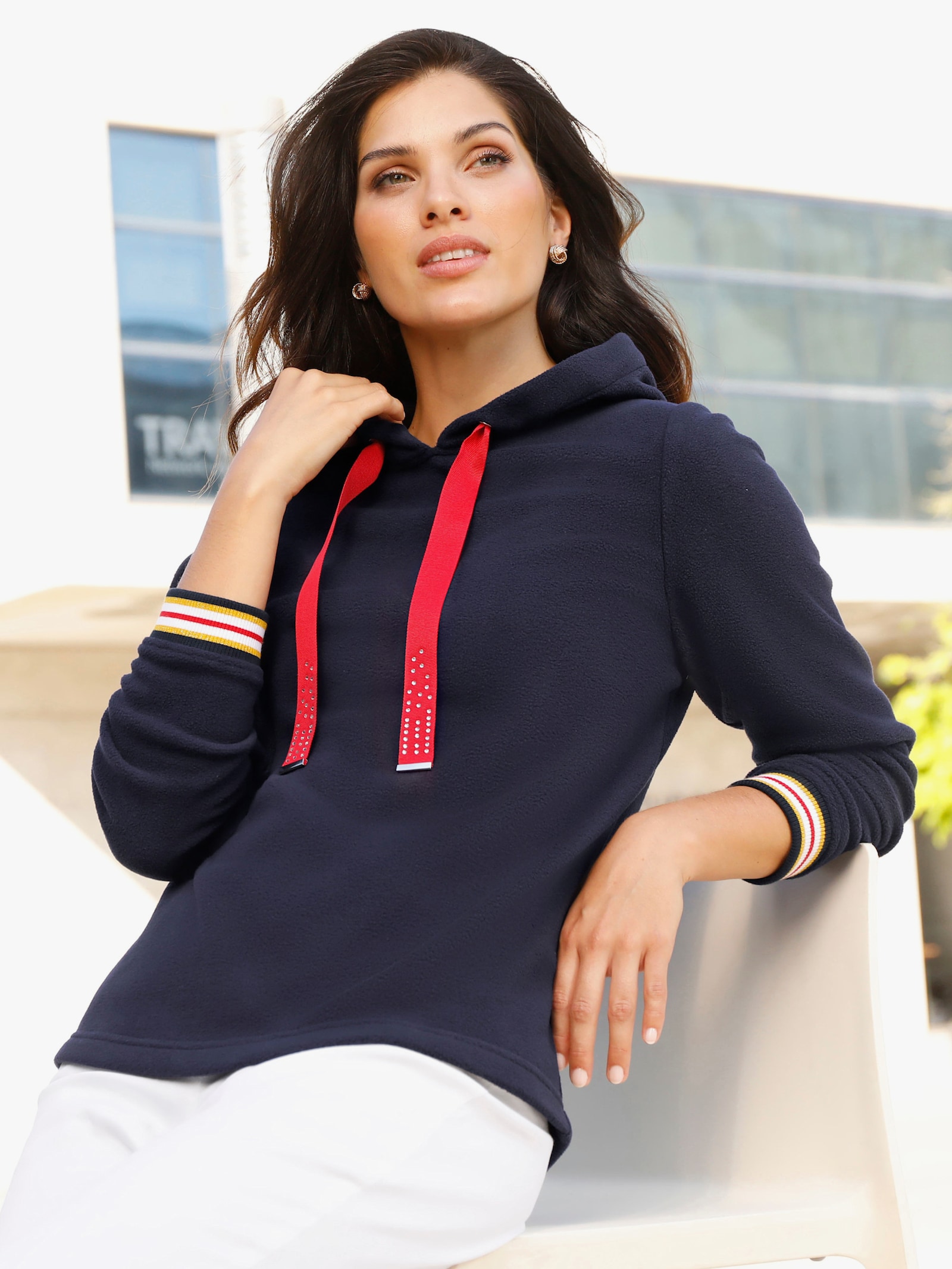 Fleeceshirt - marine