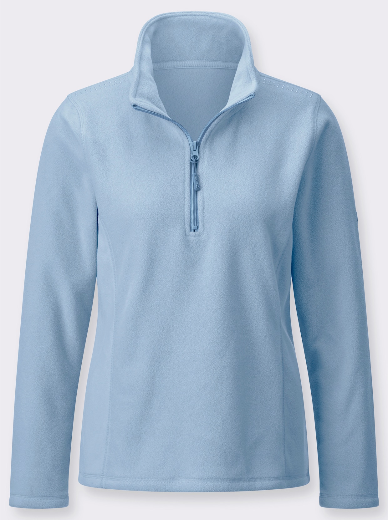 Fleece-Shirt - bleu