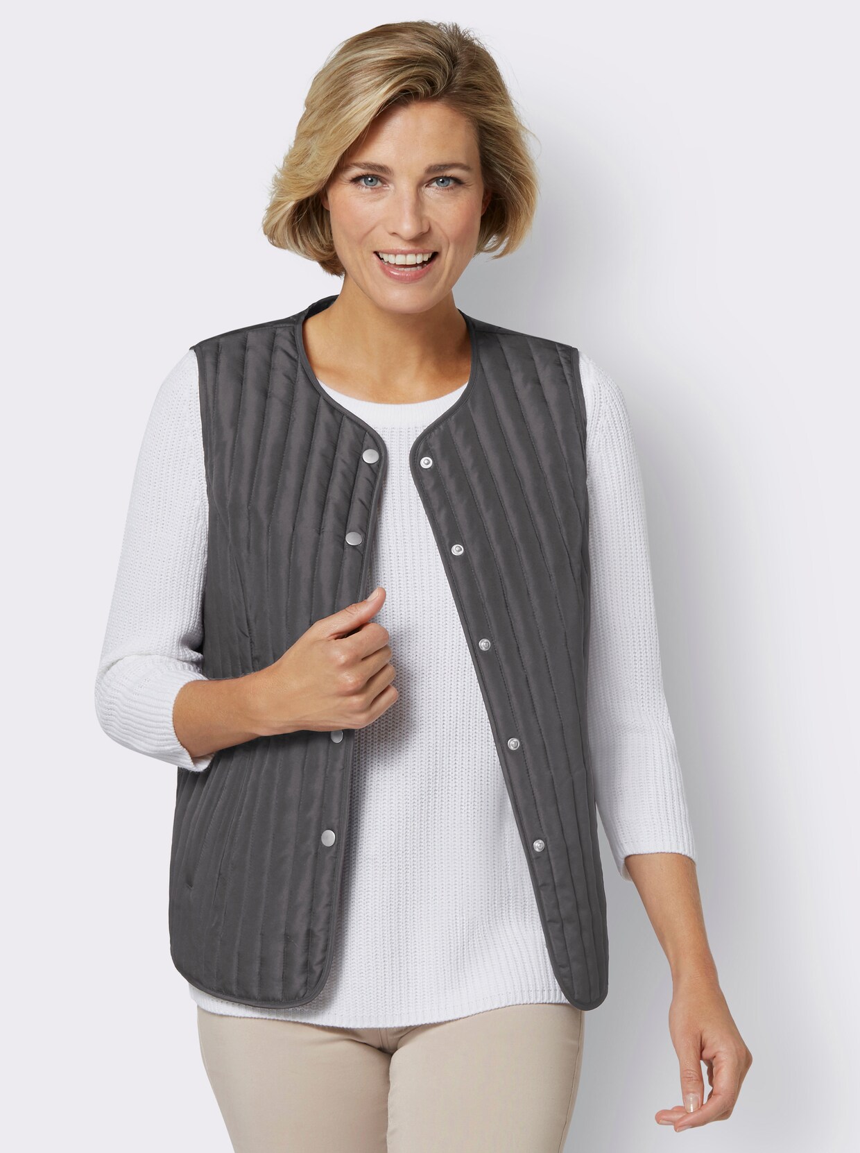 Bodywarmer - antraciet