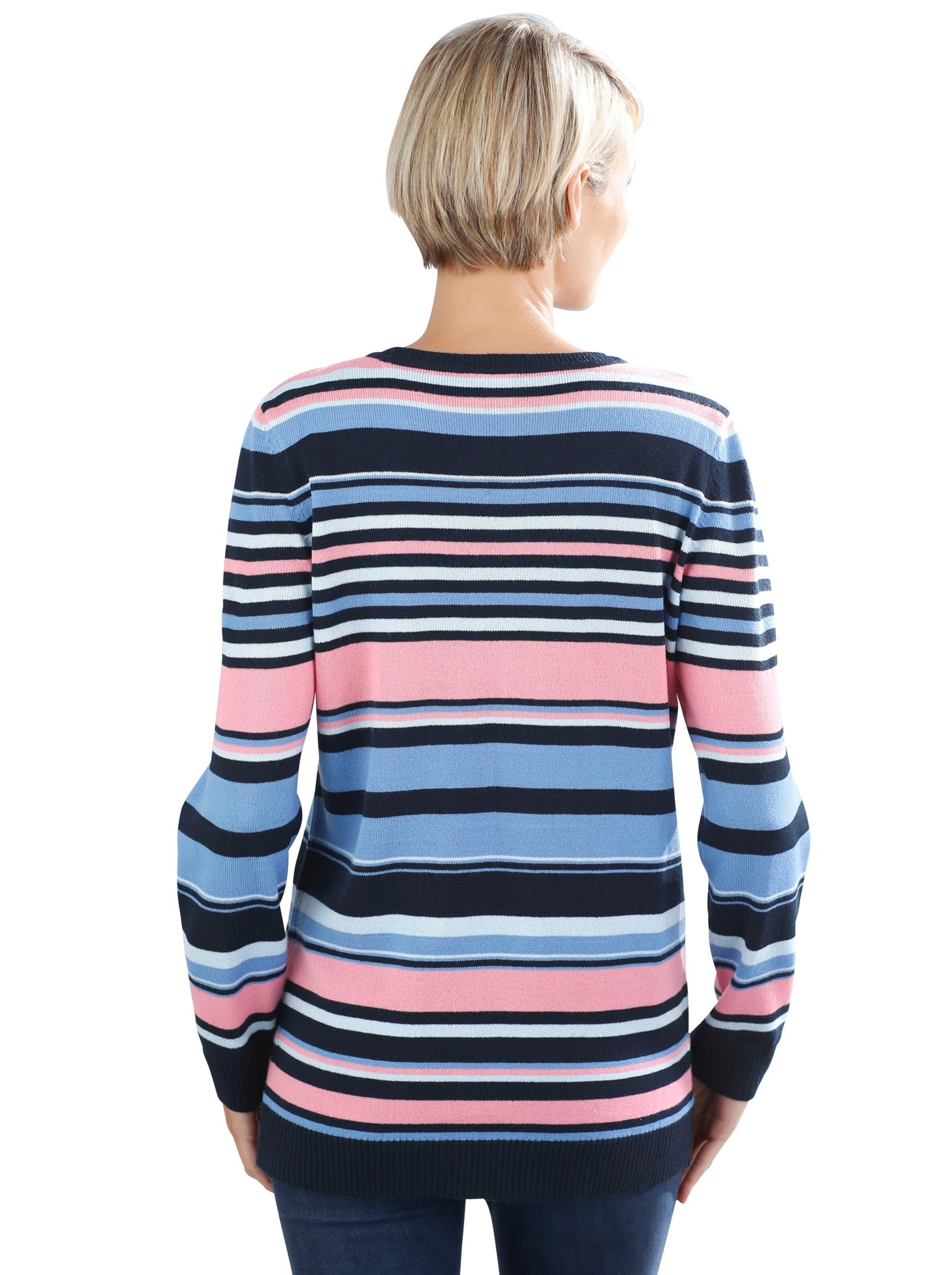 Pullover - rosé-bleu