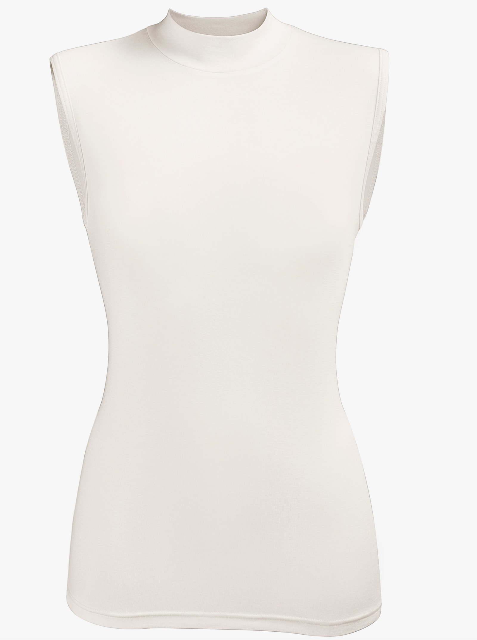 wäschepur Stehkragenshirt in Modal-Qualität - champagner