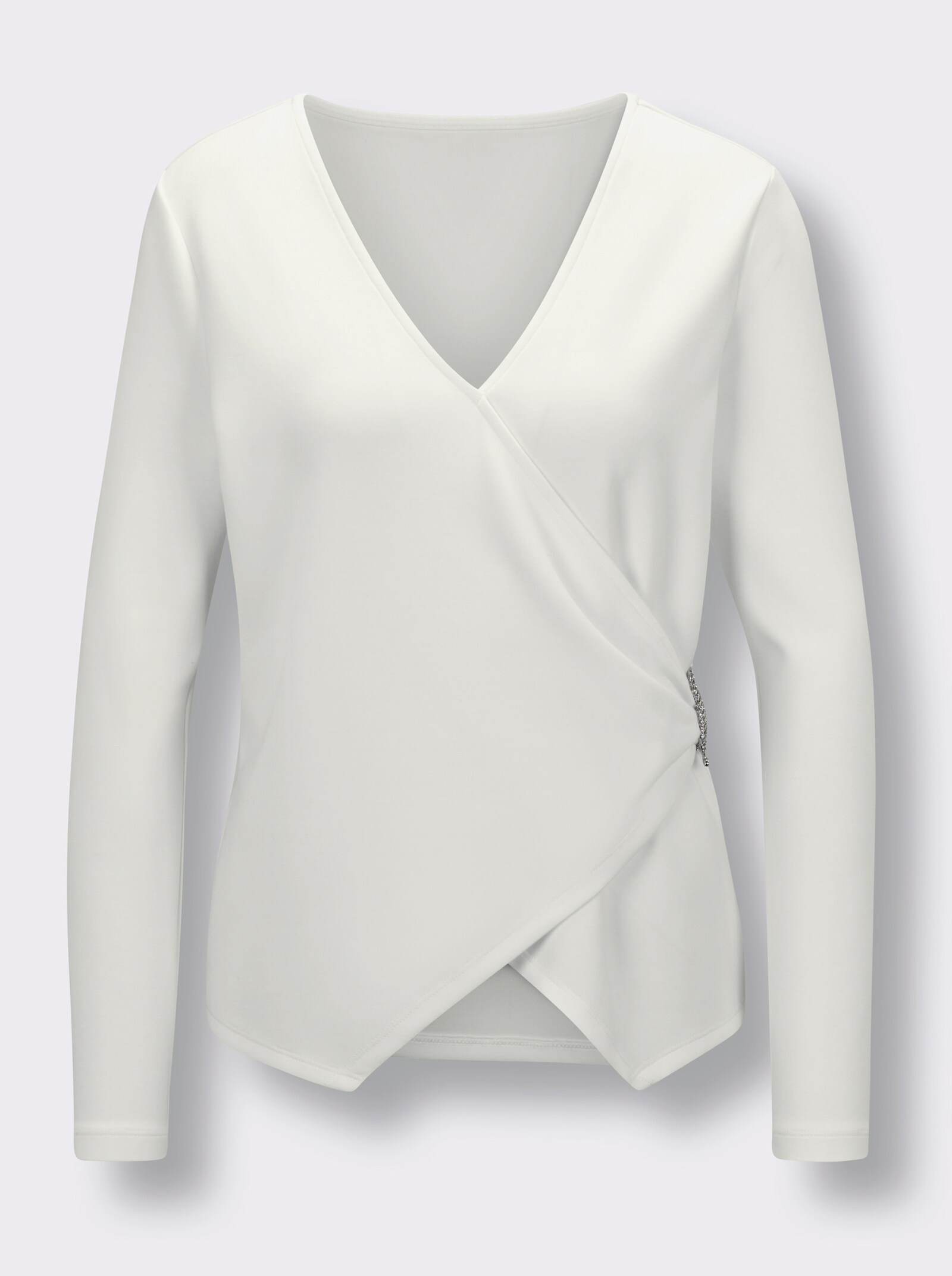 CREATION L PREMIUM V-Shirt - ecru