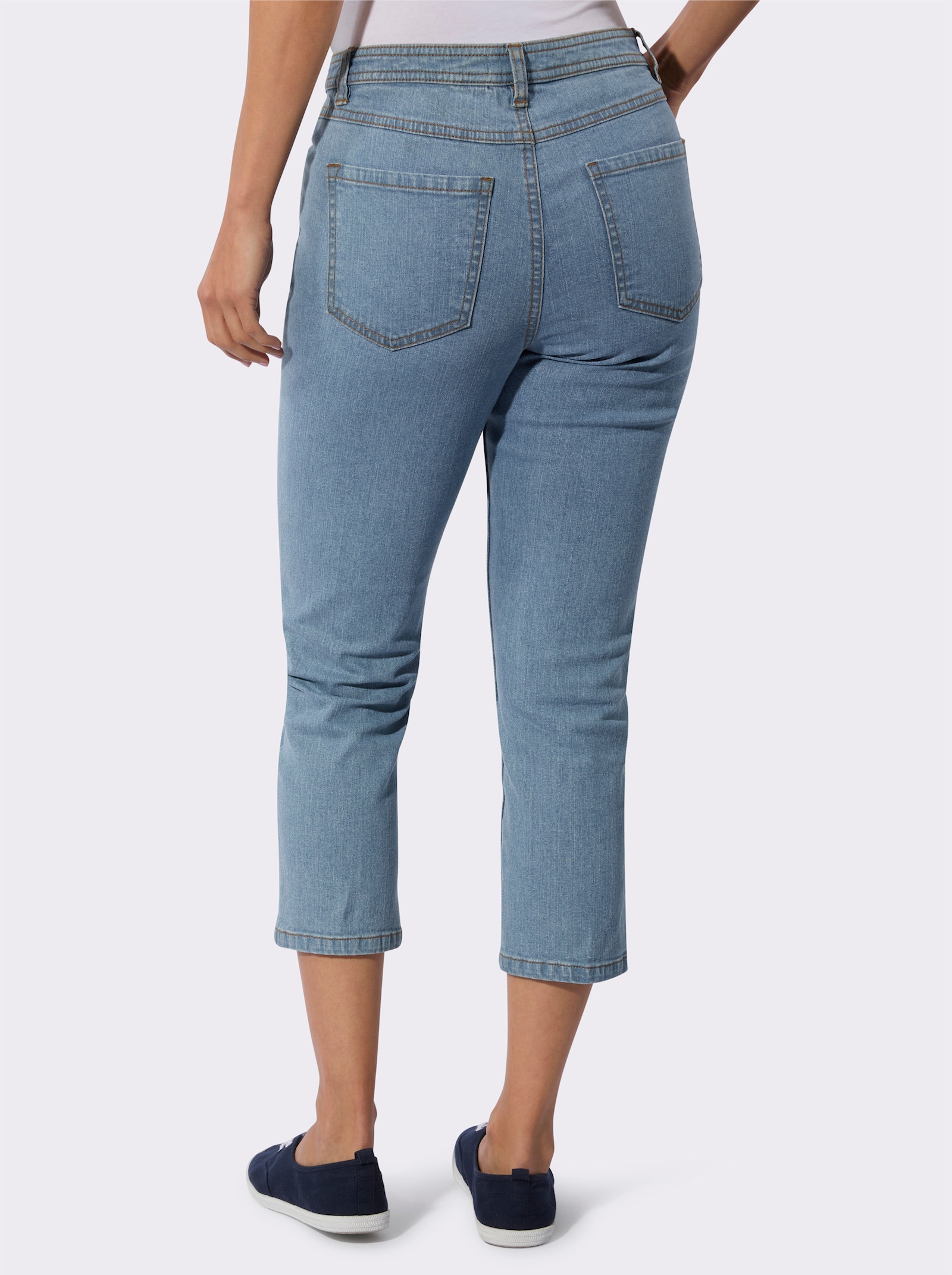 5-Pocket-Jeans mit Stretch-Anteil - blue-bleached