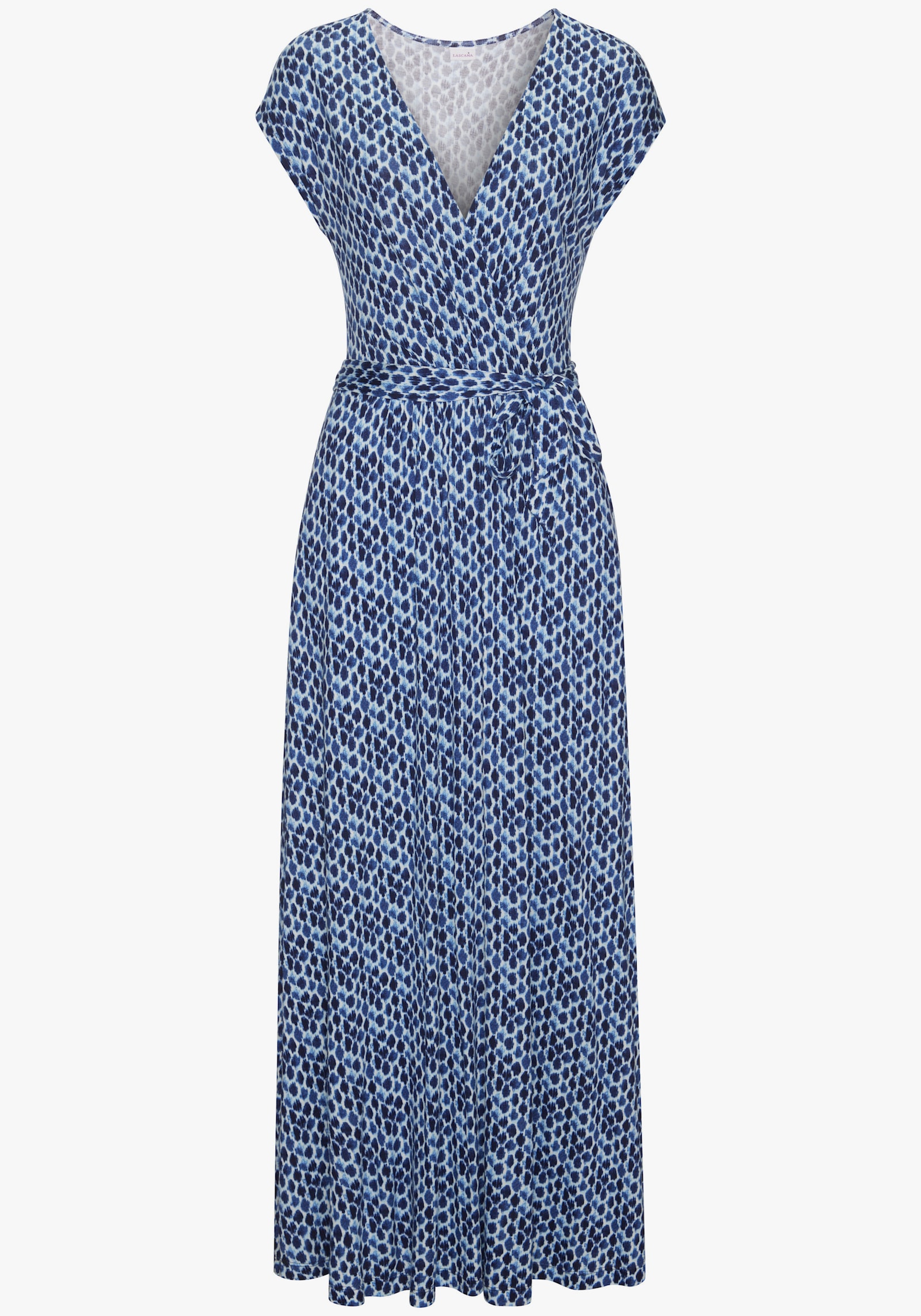 LASCANA Maxi-jurk - blauw bedrukt