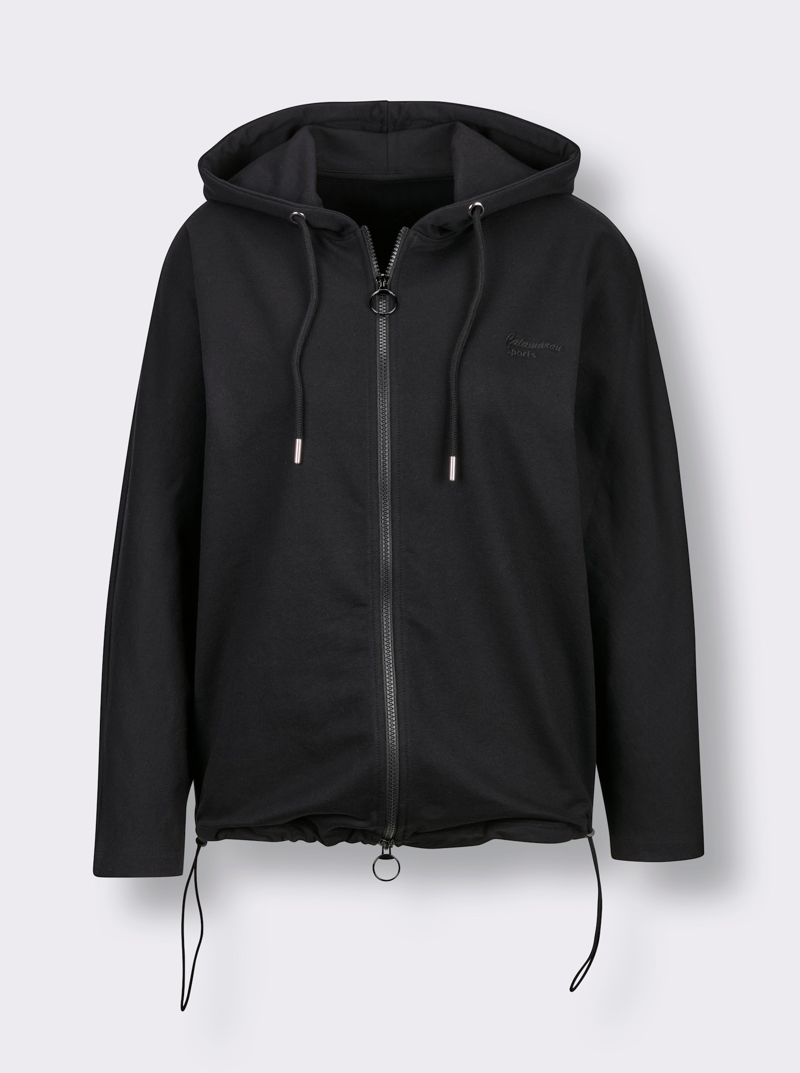Catamaran Sports Shirtjacke mit 2-Wege-Reißverschluss - schwarz