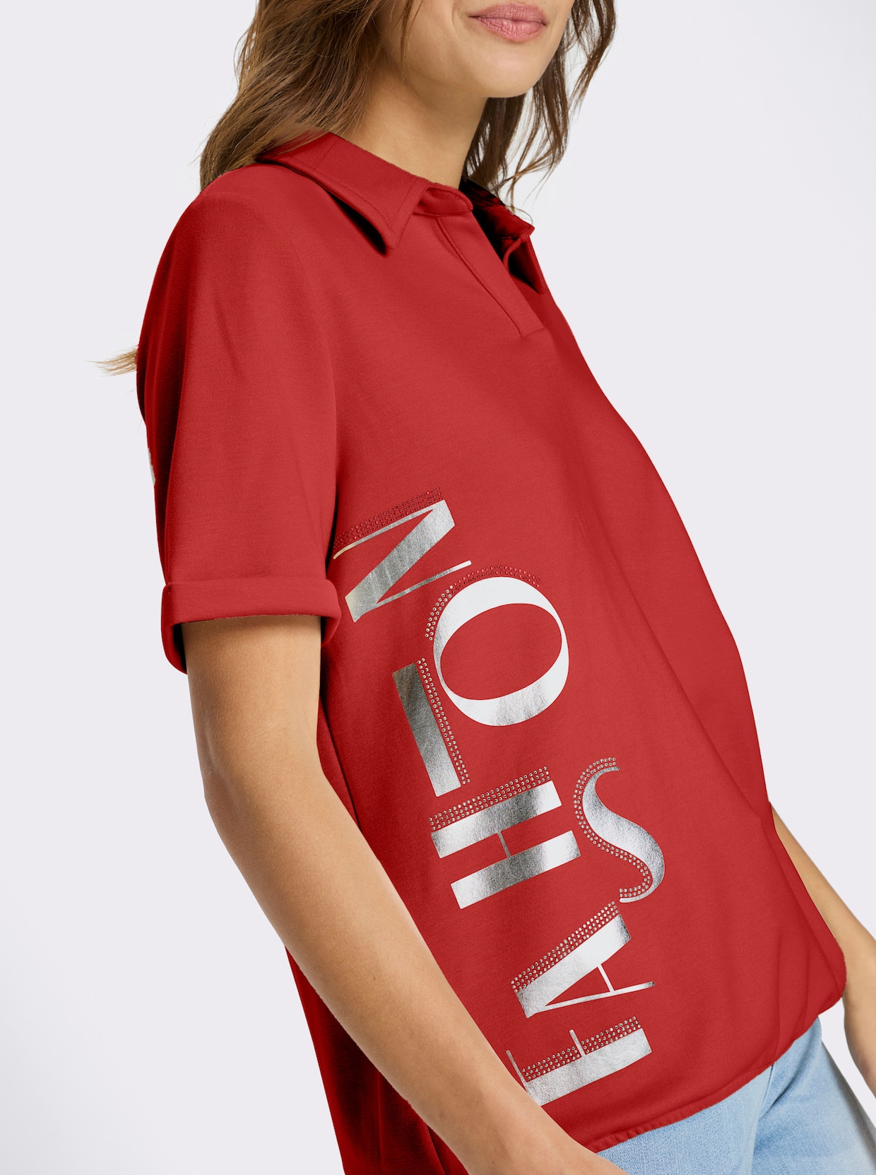 Sweatshirt - rot