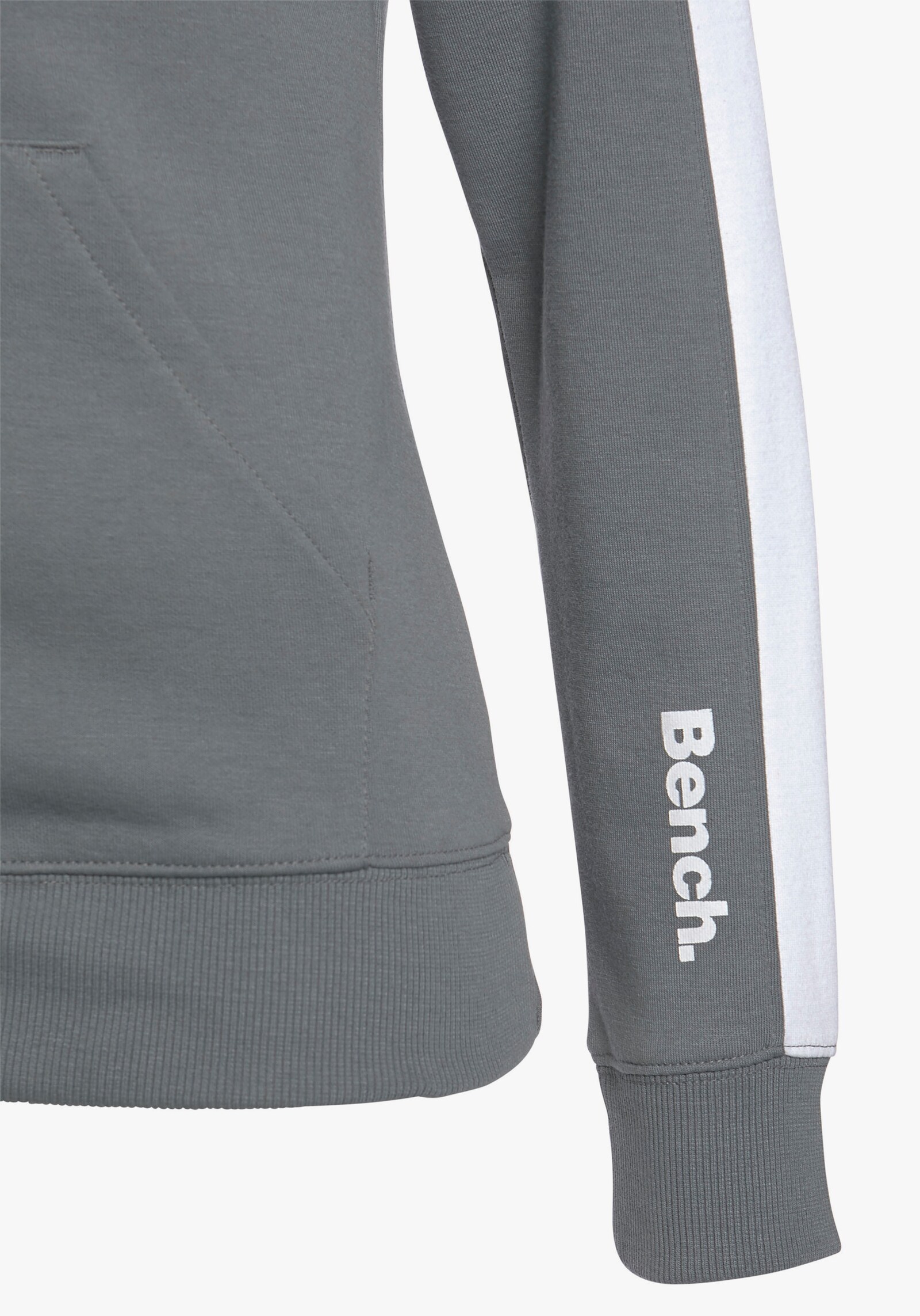Bench. Loungewear Sweatjacke - stone-weiß