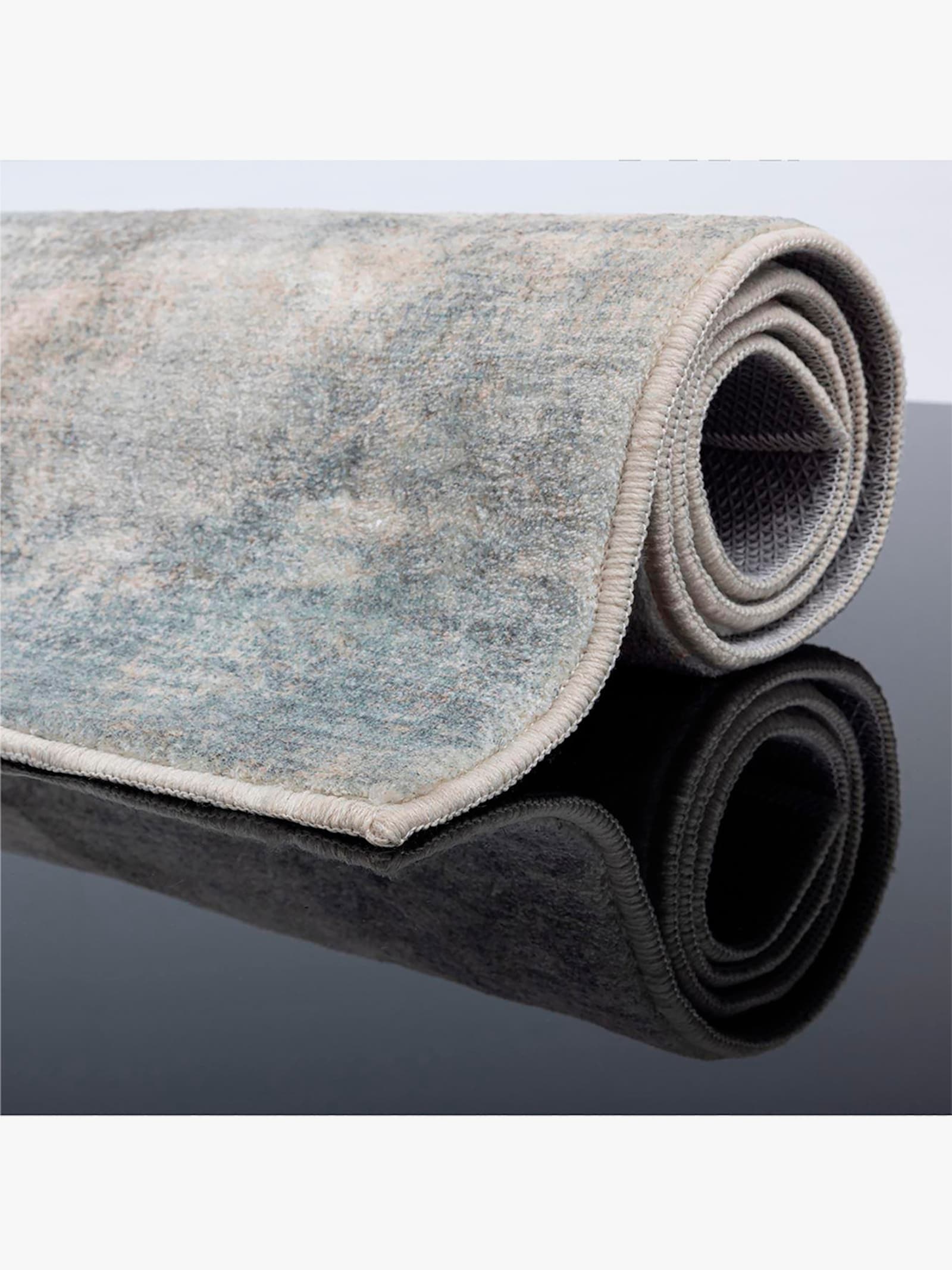 Theko Badematte - beige-bunt