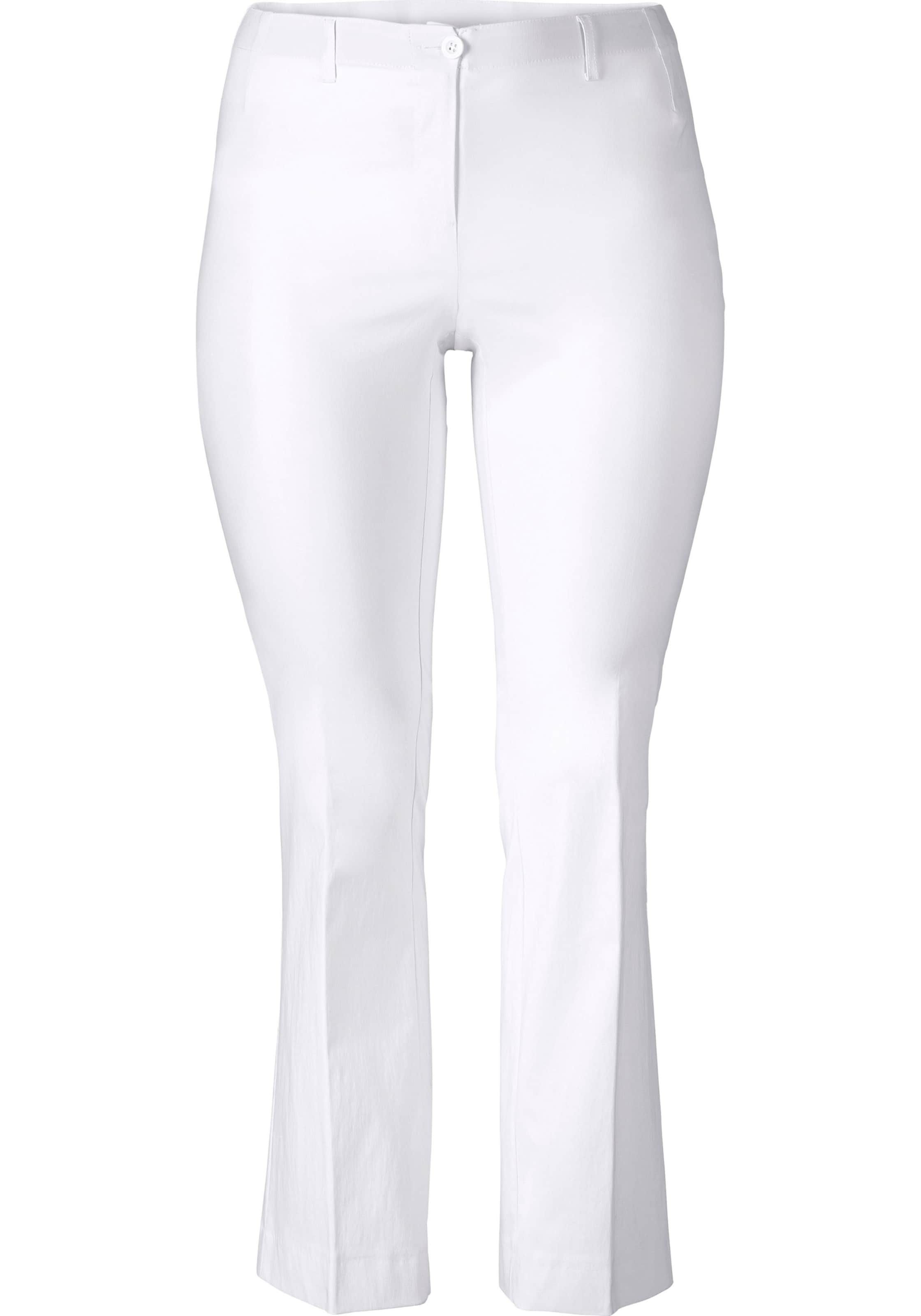Sheego Damen Weiß Bengalinhose - Bild 3