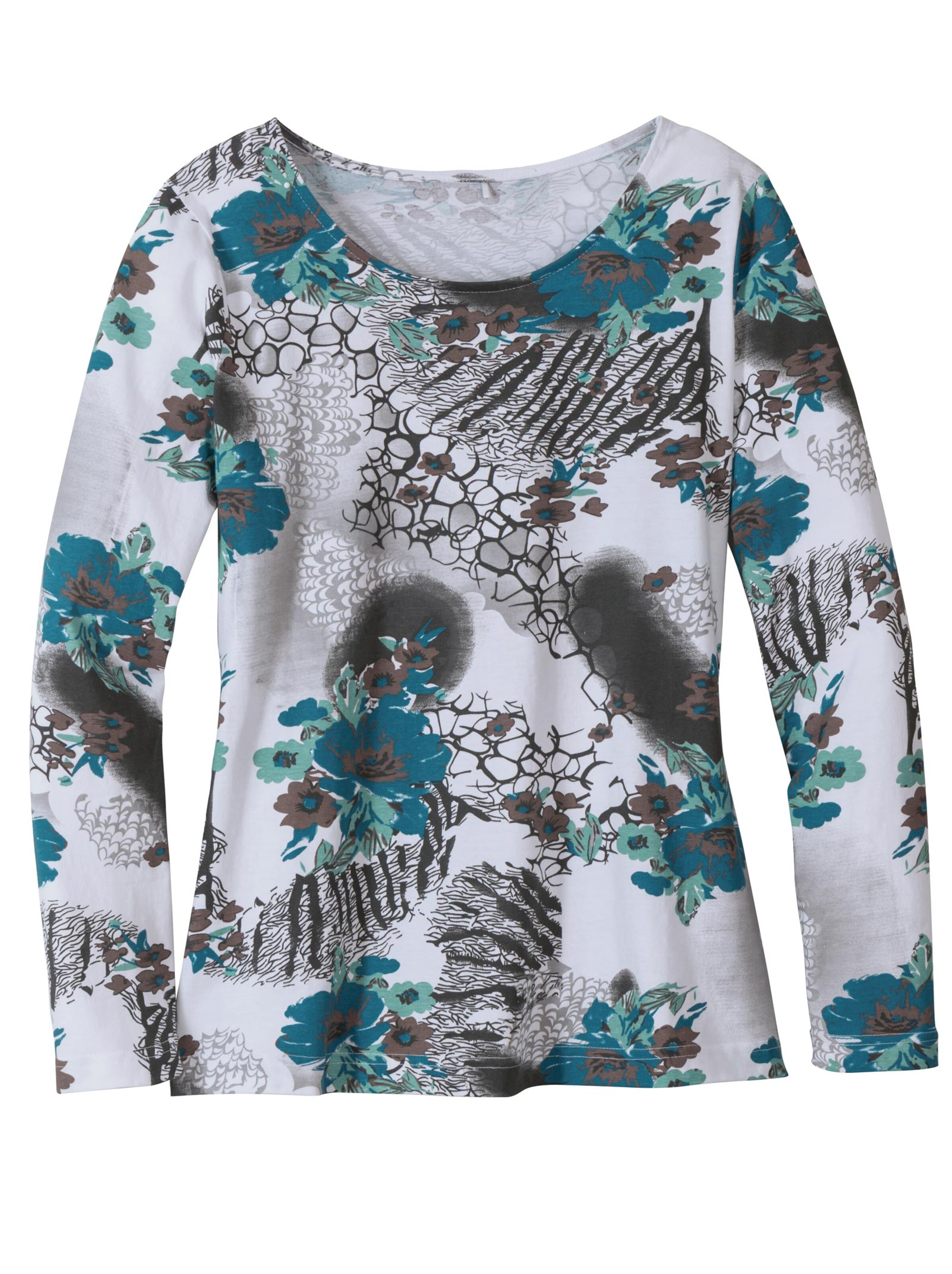 Armina® | Long-Sleeved Blouse Mit Marmormuster main image 0