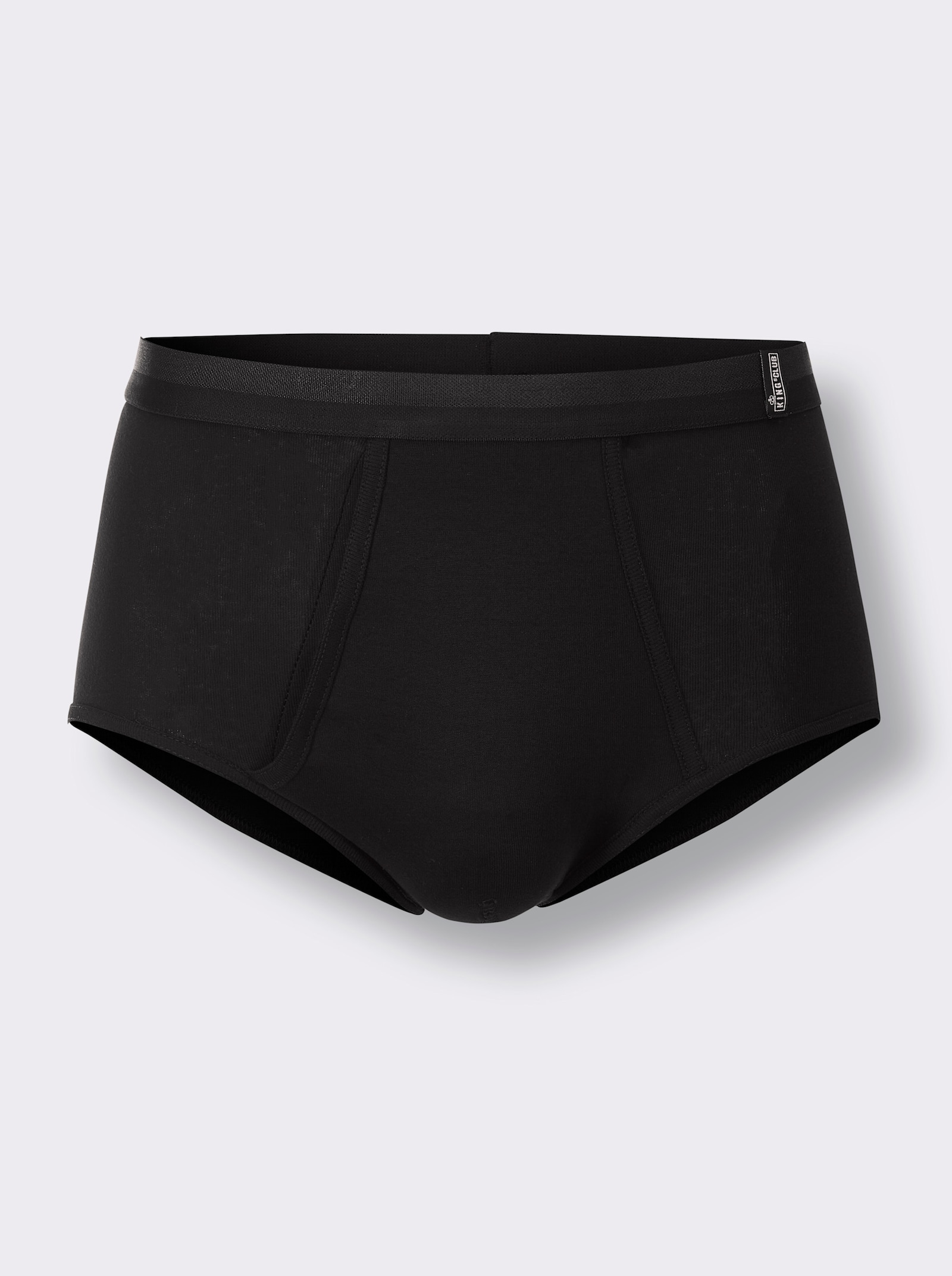 KINGsCLUB Slipy - černá + šedá-melír + námořnická modrá