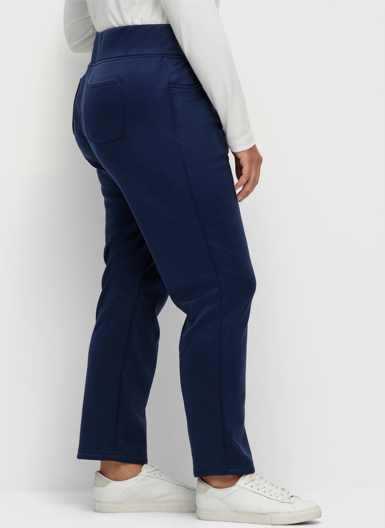 Schlupfhose mit wärmender Fleece-Innenseite - marine