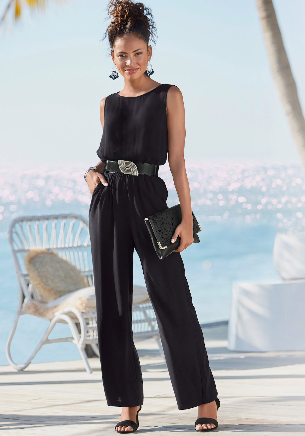 LASCANA Overall - schwarz