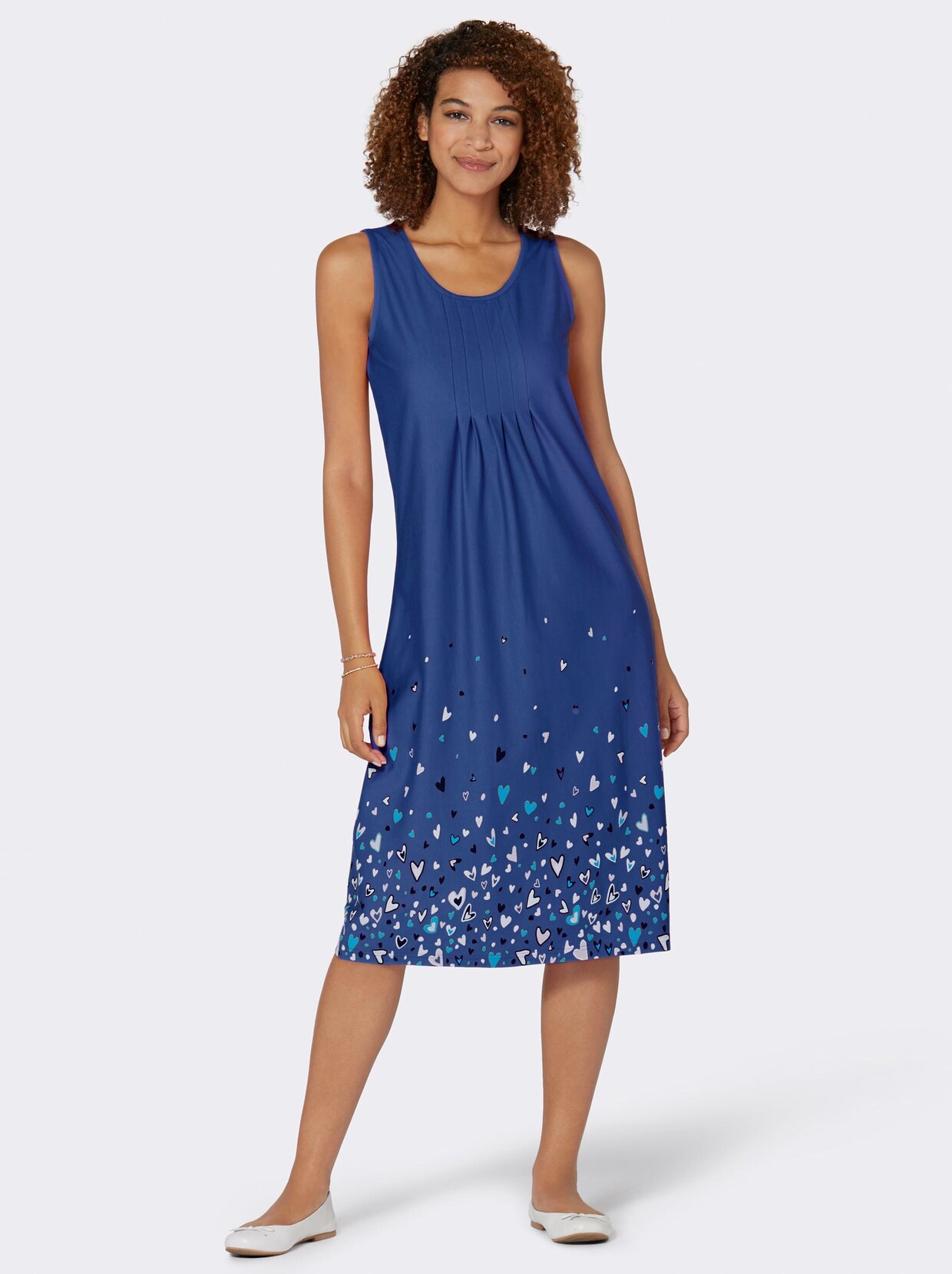 Jerseykleid - royalblau