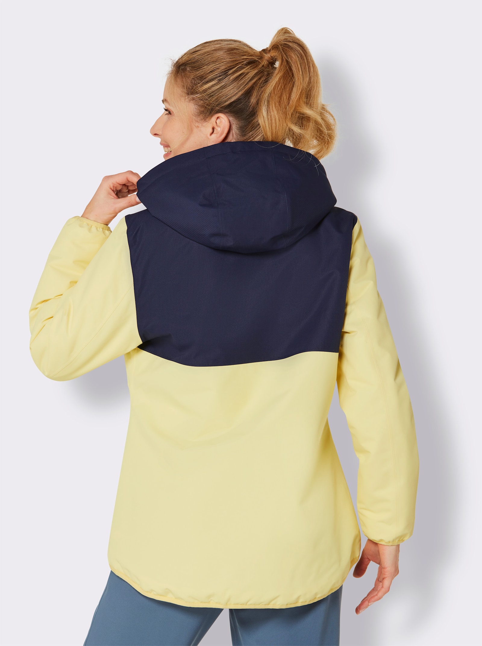 Catamaran Sports Funktionsjacke in wärmender Qualität - marine-zitrone