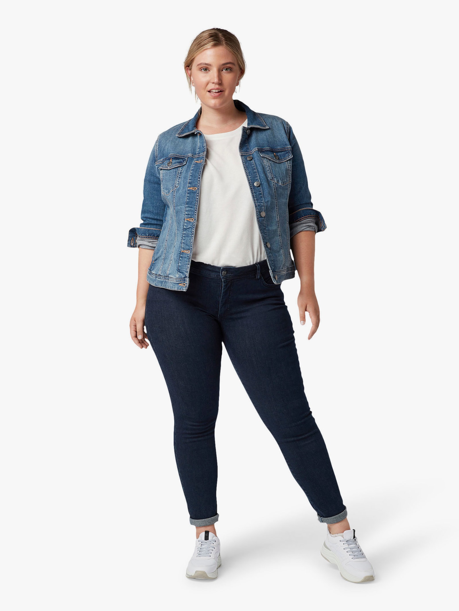 Skinny-fit-Jeans - darkblue-denim