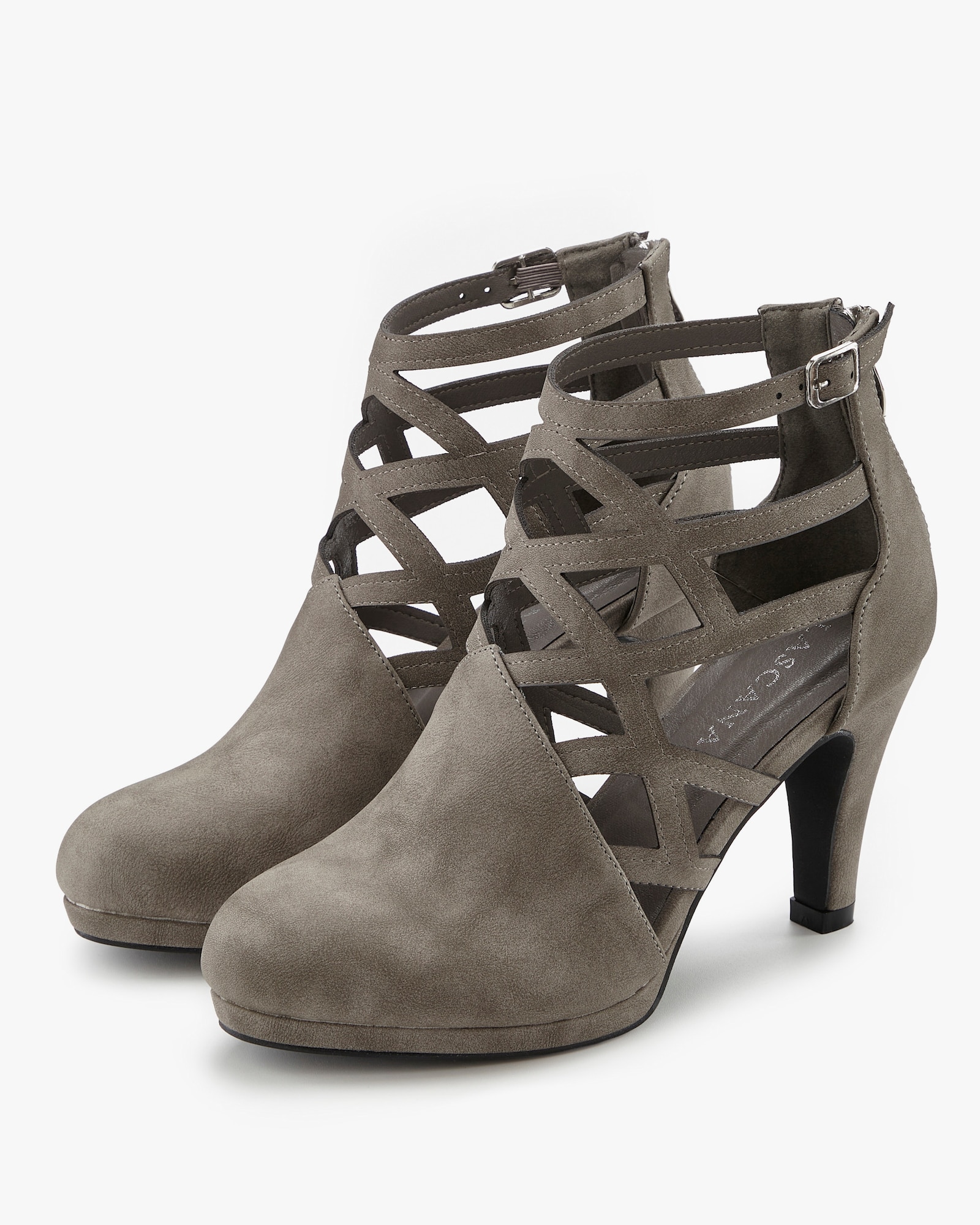 LASCANA Stiefelette - grau