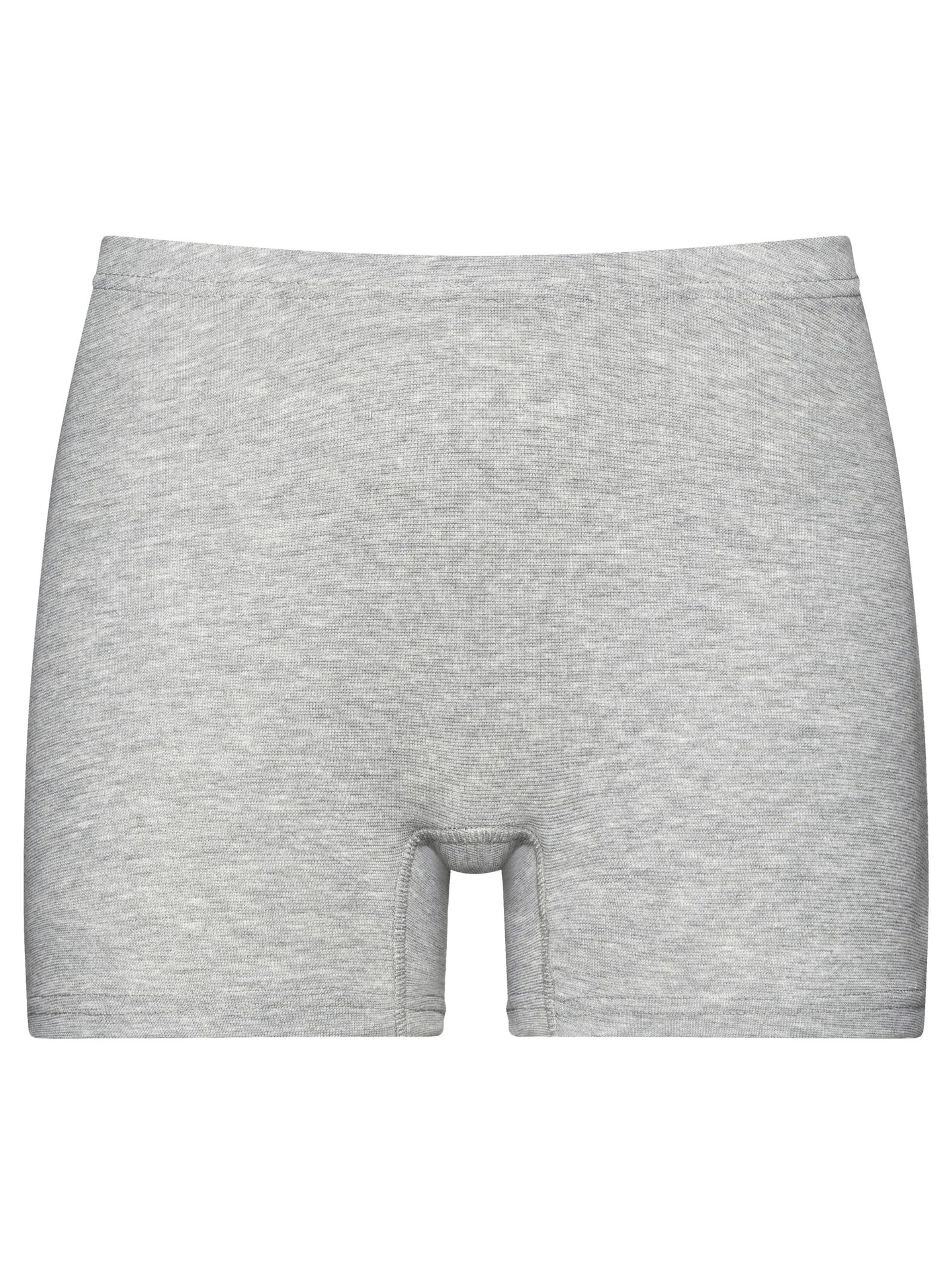 wäschepur Panty - 2x grau-meliert + 2x marine