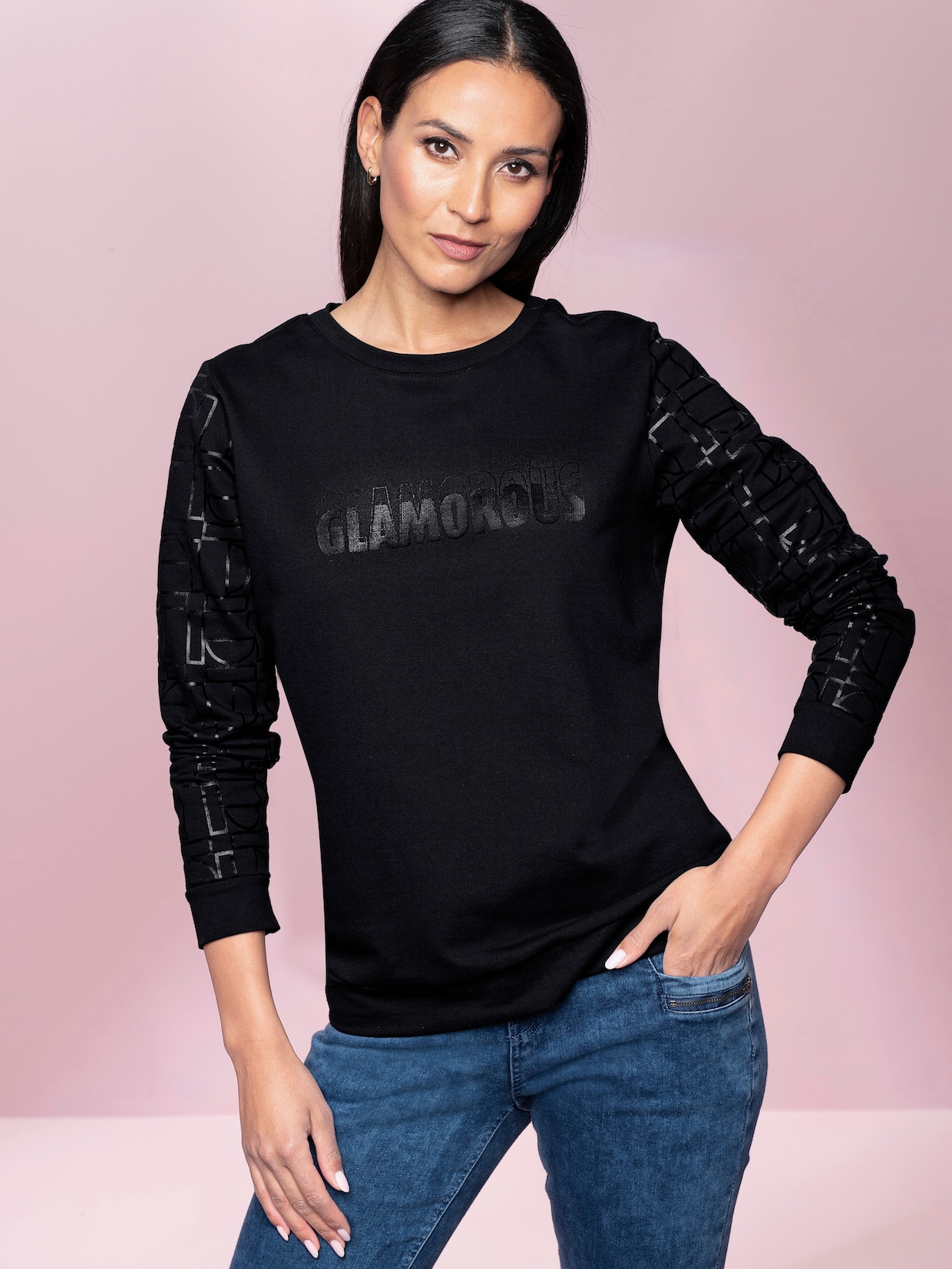 heine Sweatshirt - zwart