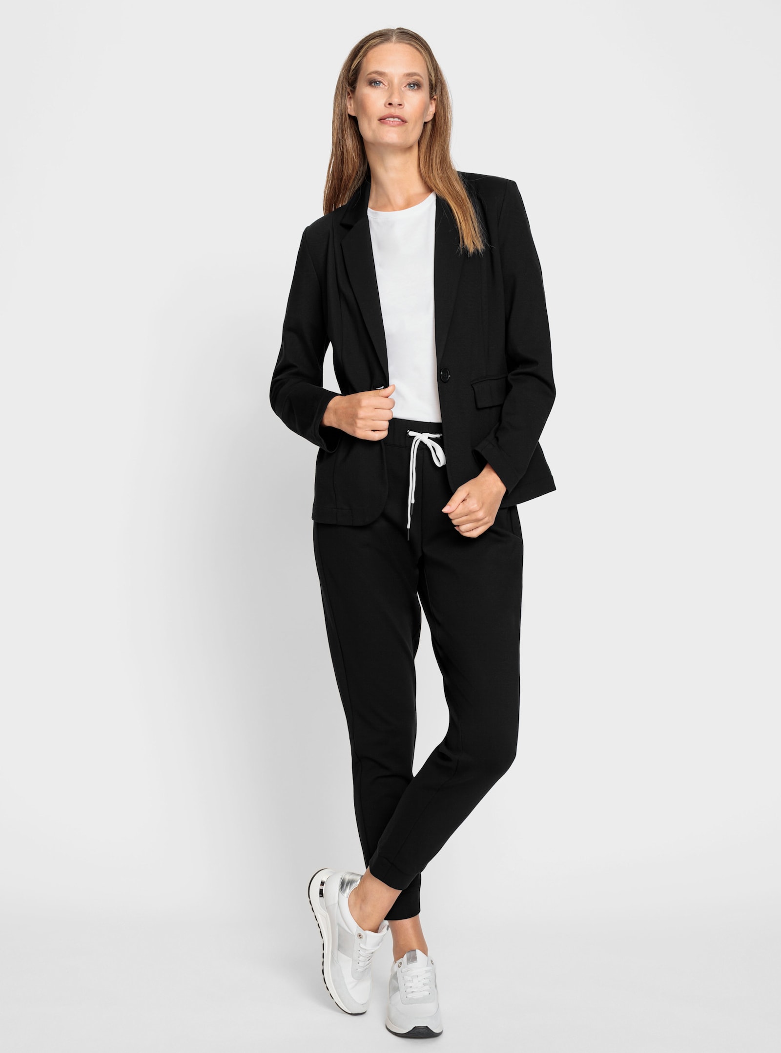 heine Hosenanzug mit 7/8-Hose - schwarz