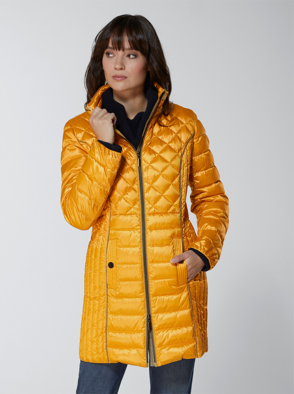 Creation L Premium Leicht-Daunen-Jacke - curry