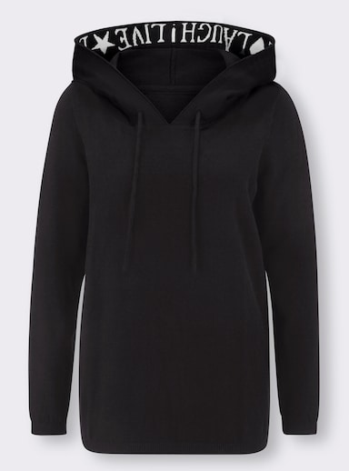 heine Kapuzenpullover - schwarz