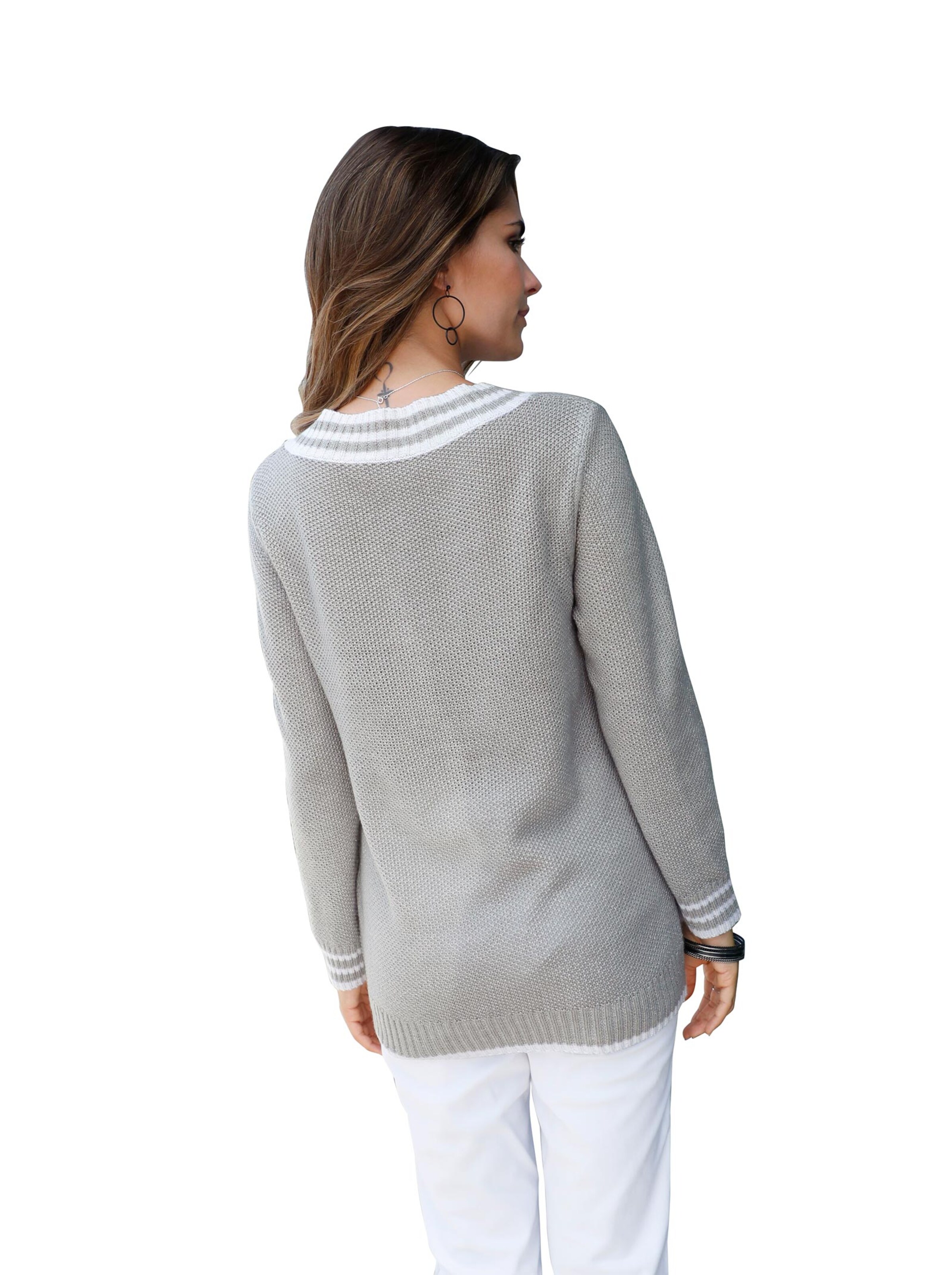 Pullover - silberfarben