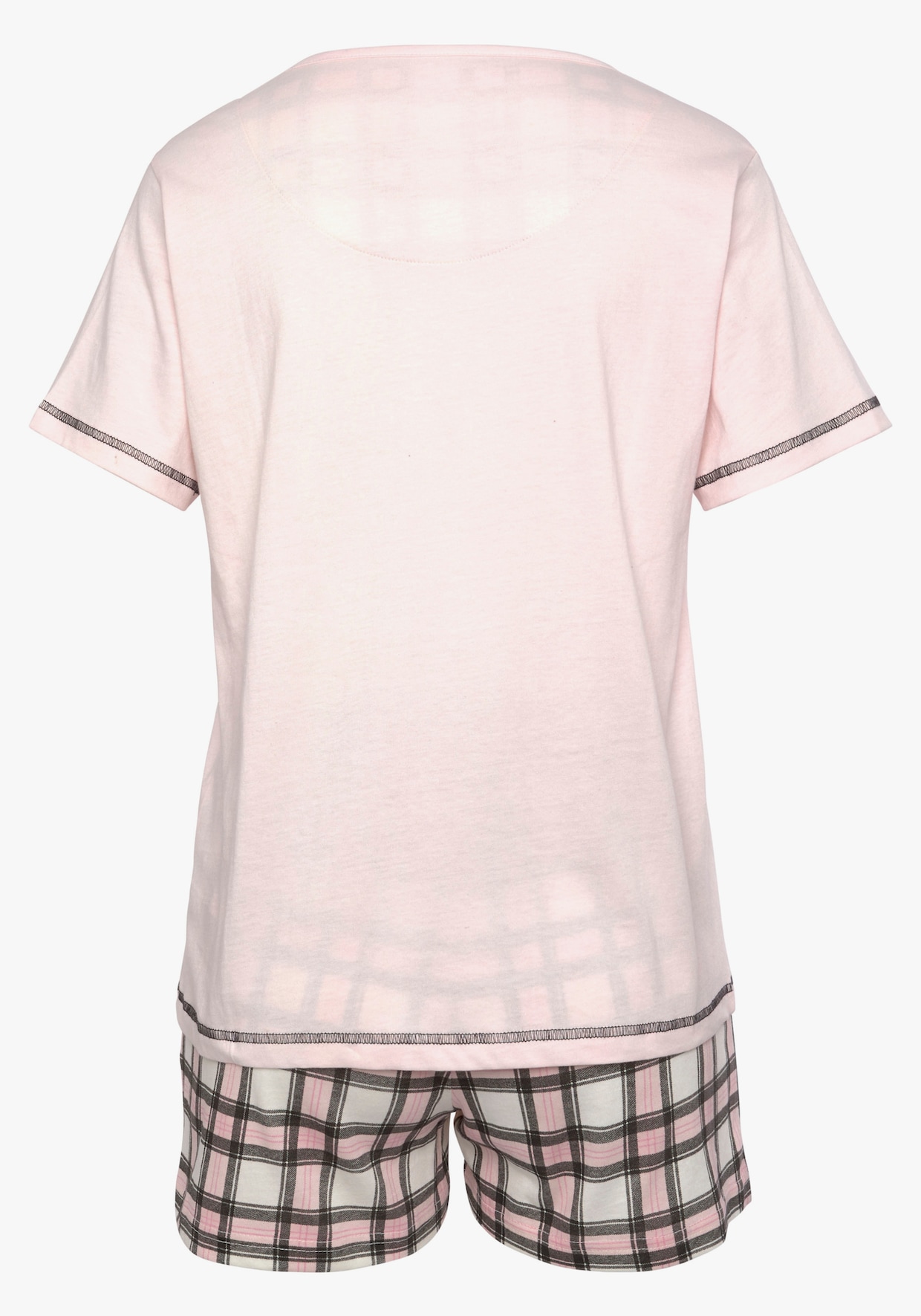 Vivance Dreams shortama - zwart + roze