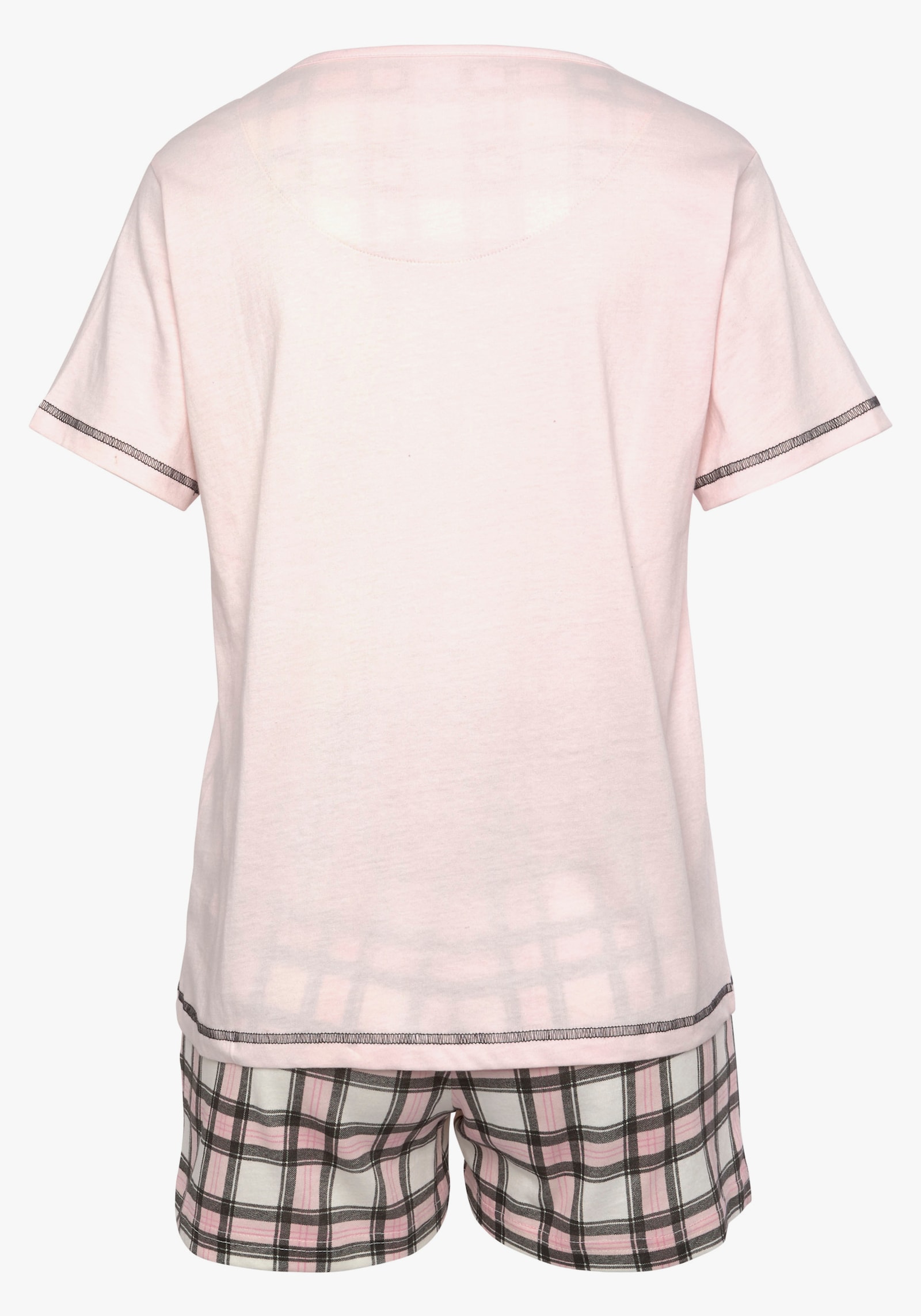 Vivance Dreams Pyjama court - noir + rose