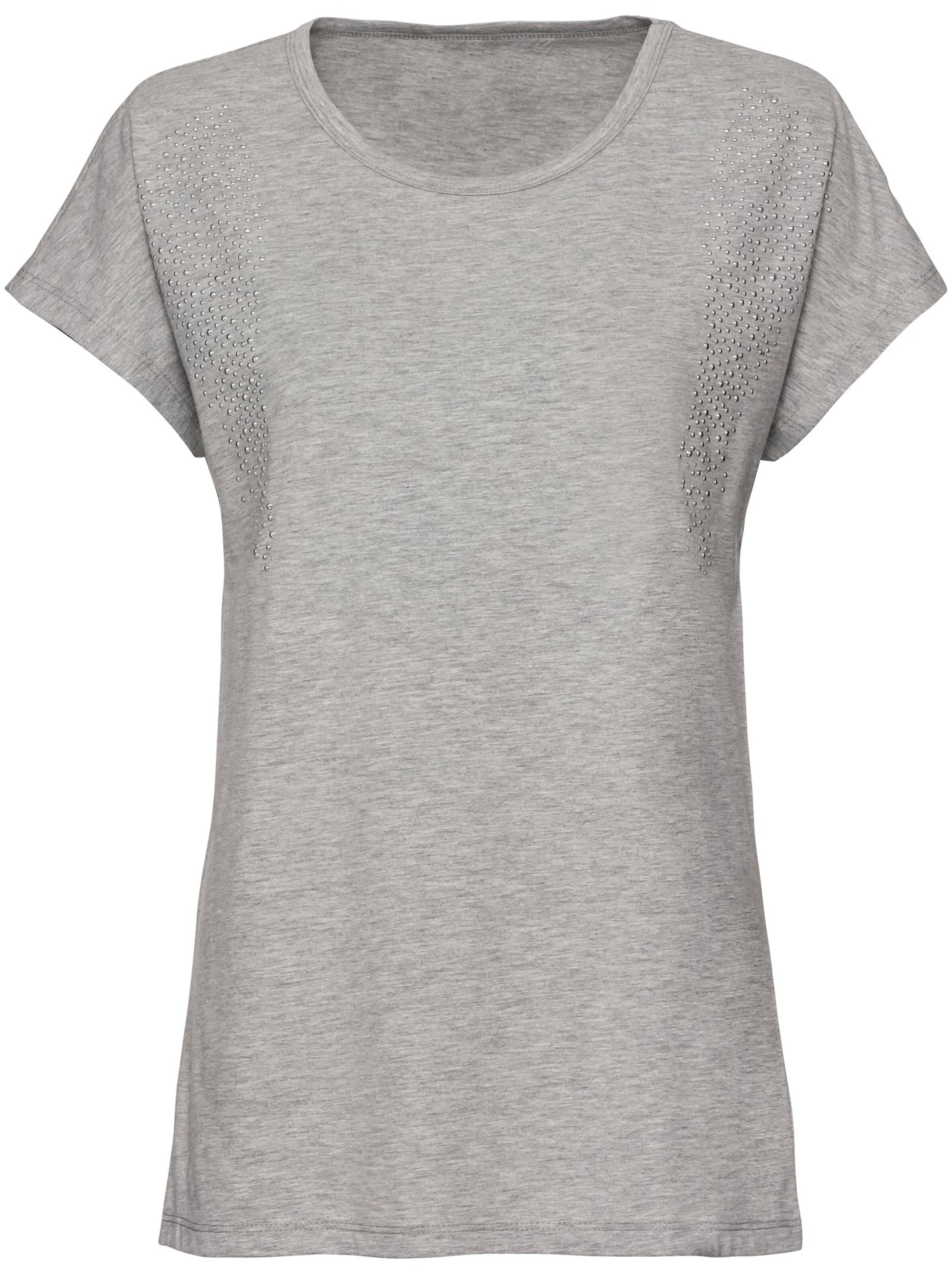 Shirt - hellgrau-meliert