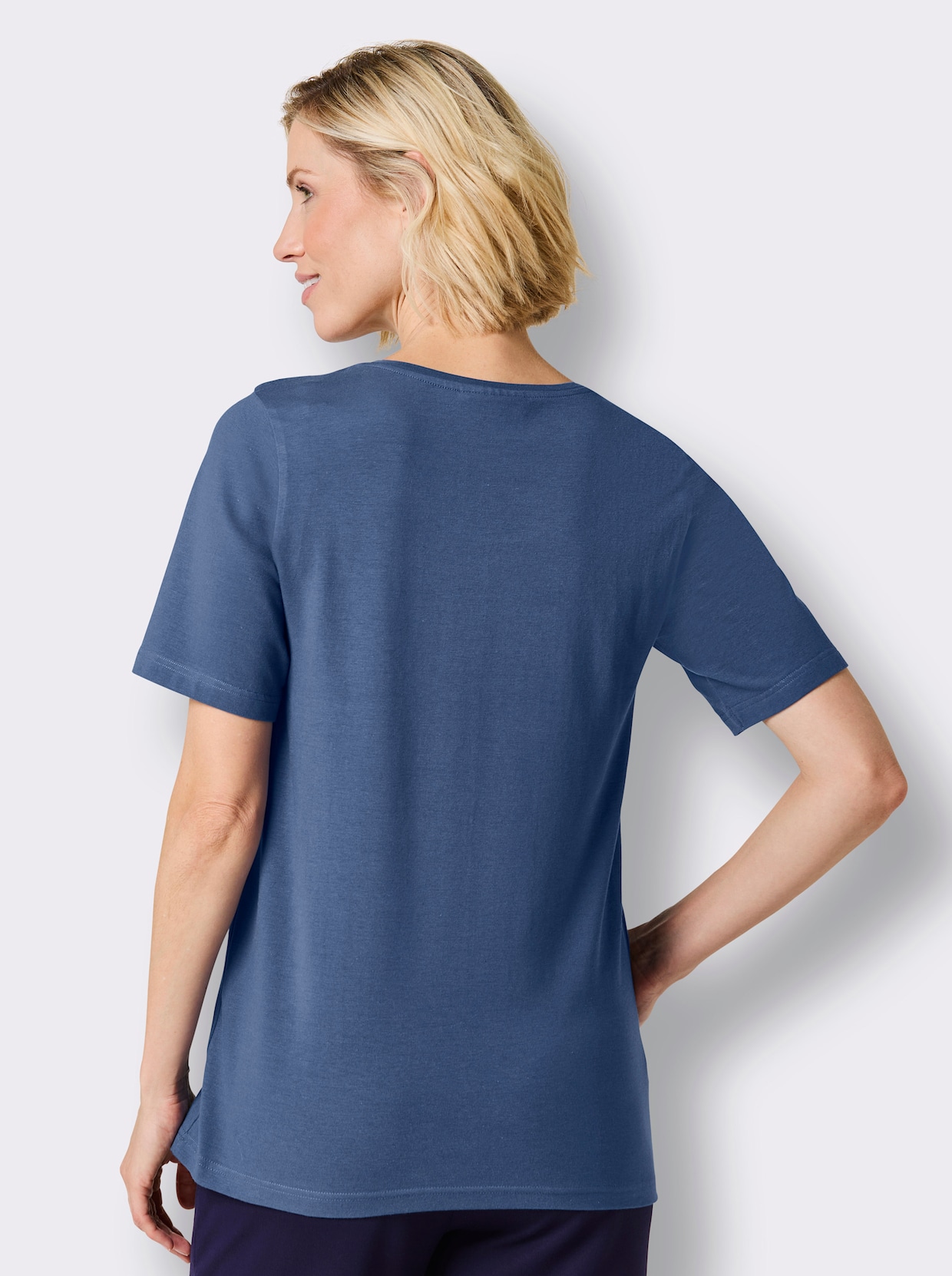 Catamaran Sports Freizeitshirt - salbei + jeansblau + marine