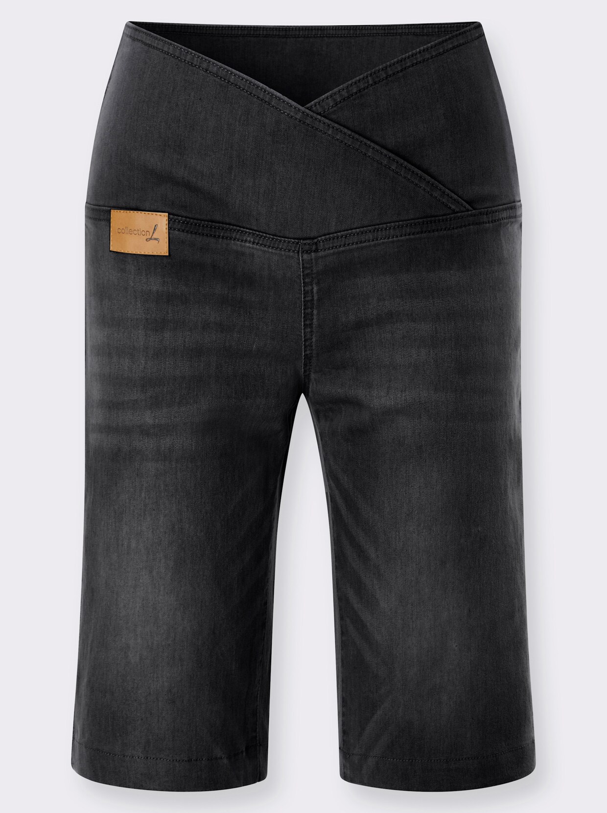 Jeansbermudas - black denim
