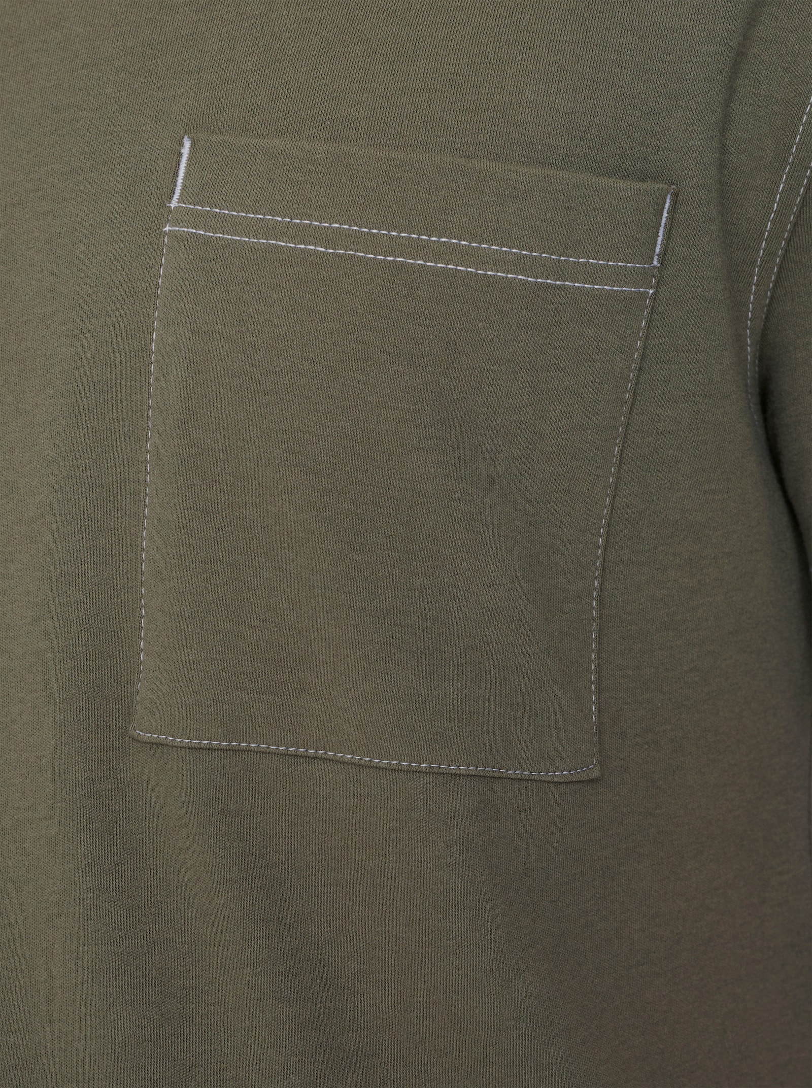 Marco Donati Kurzarmshirt in Interlock-Qualität - khaki