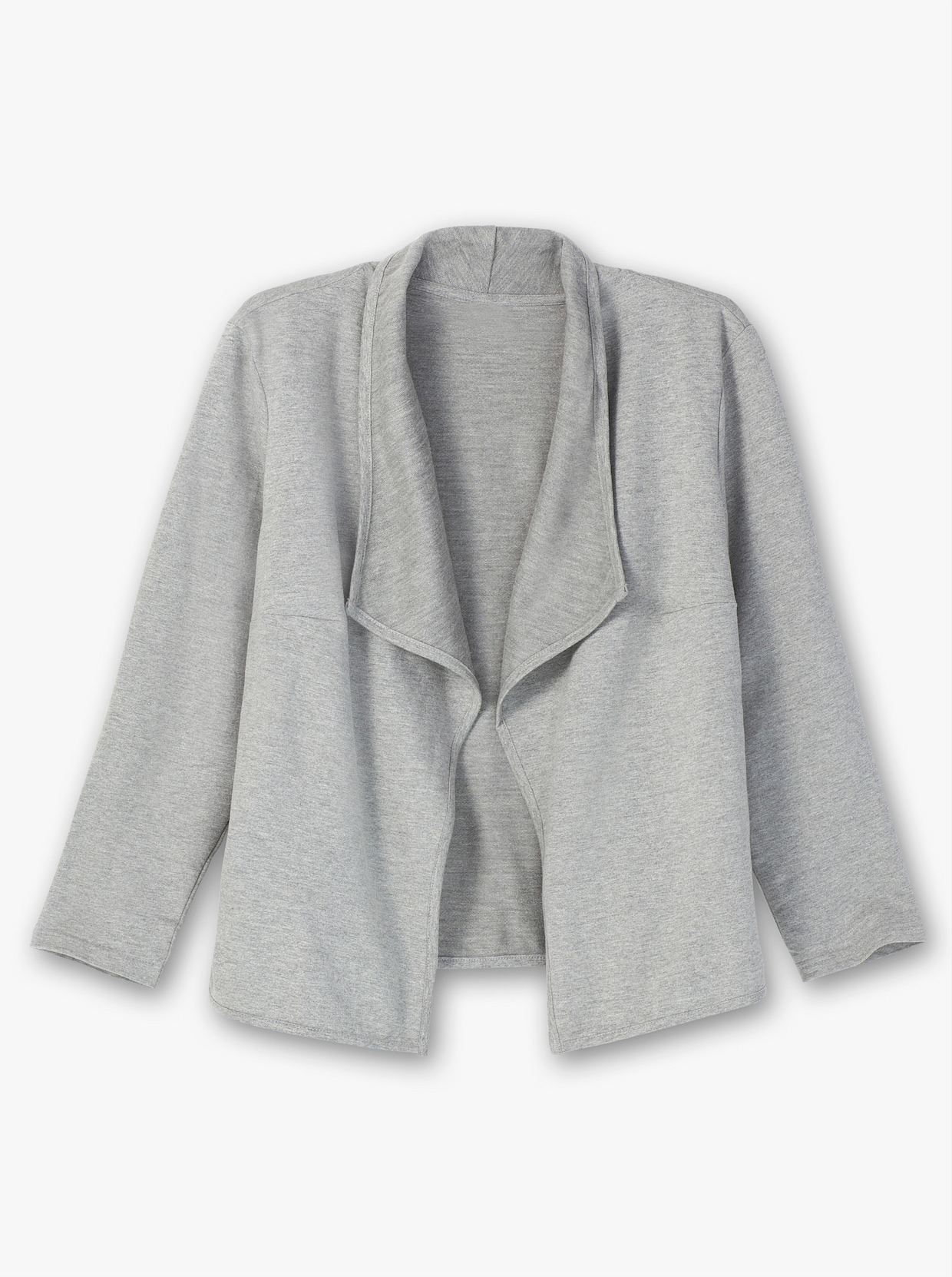 Jerseyblazer - hellgrau-meliert
