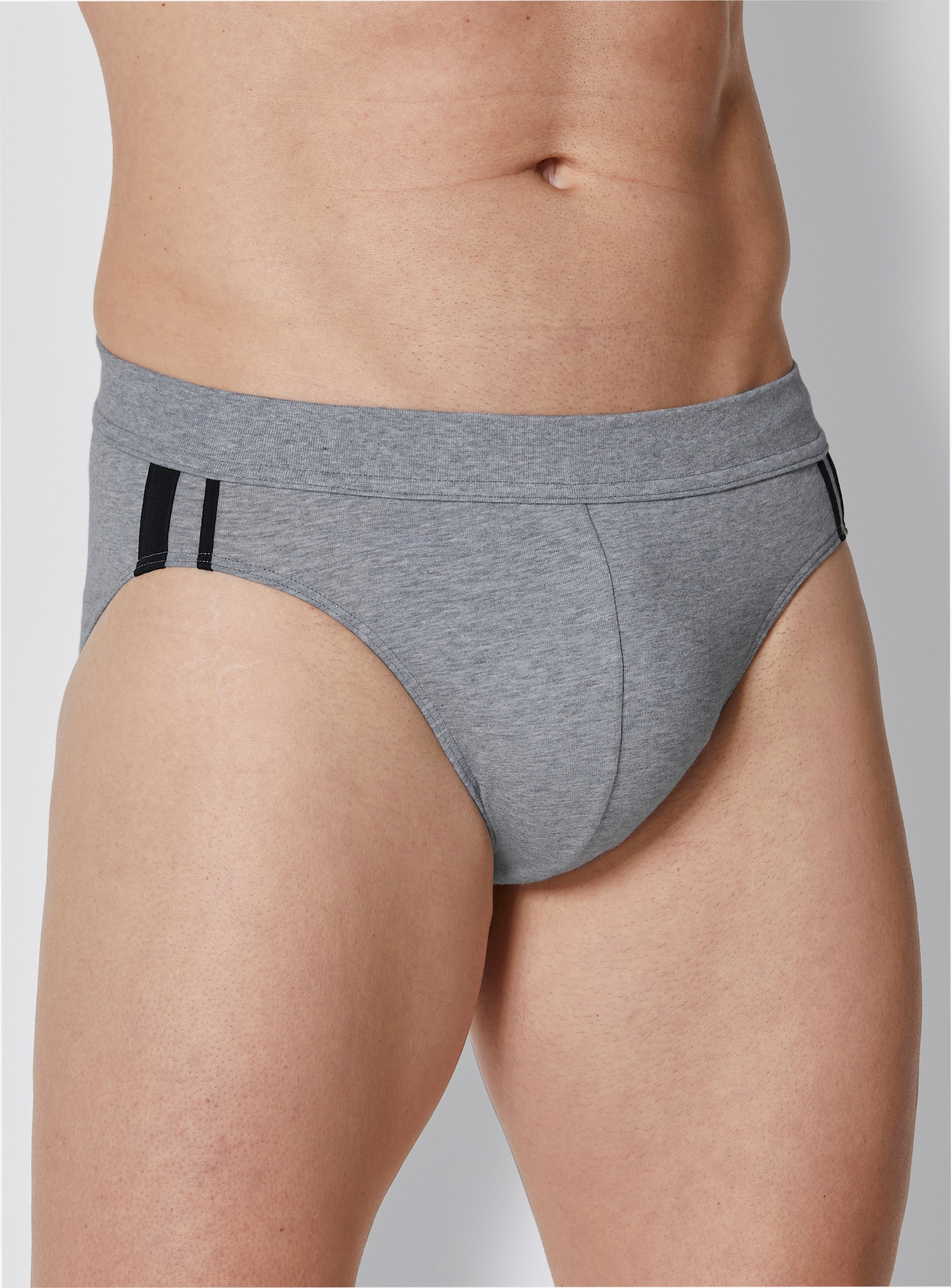 Schiesser Slipy - šedá-melír