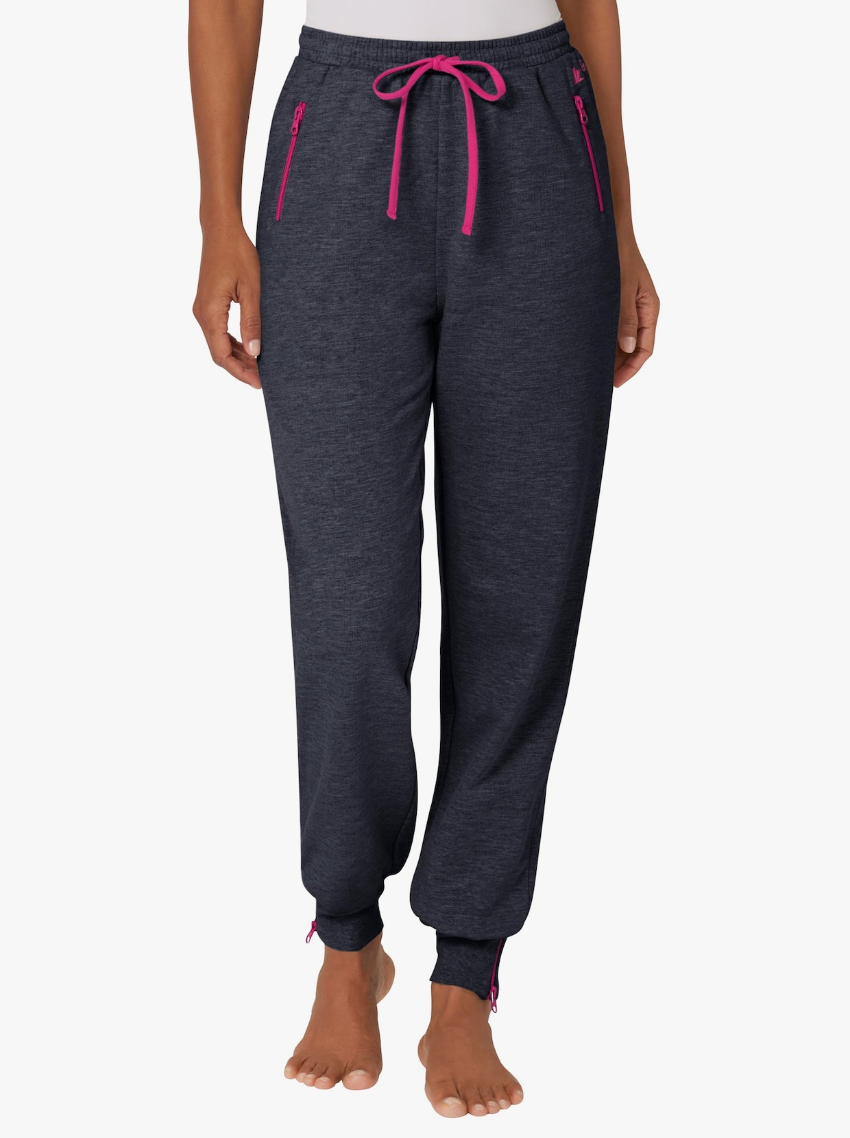 feel good Broek - marine/pink