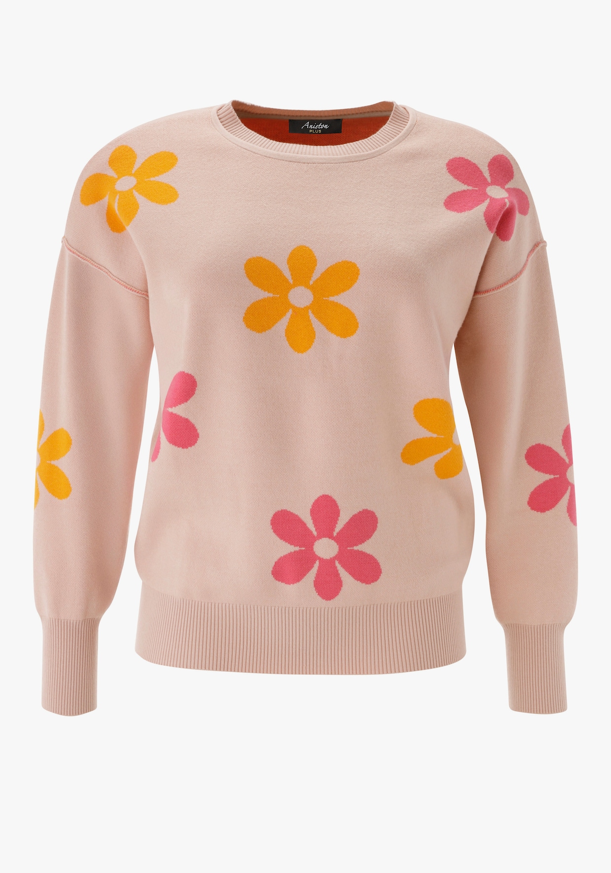 Aniston PLUS Strickpullover - rose-pink-orange