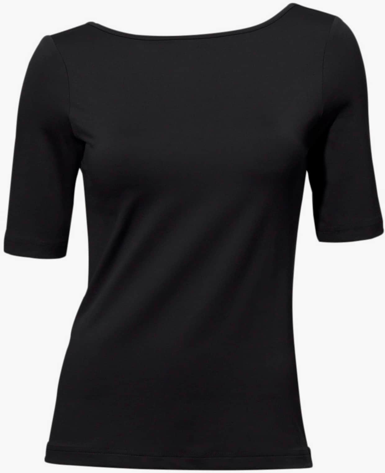 heine Shirt met korte mouwen - zwart