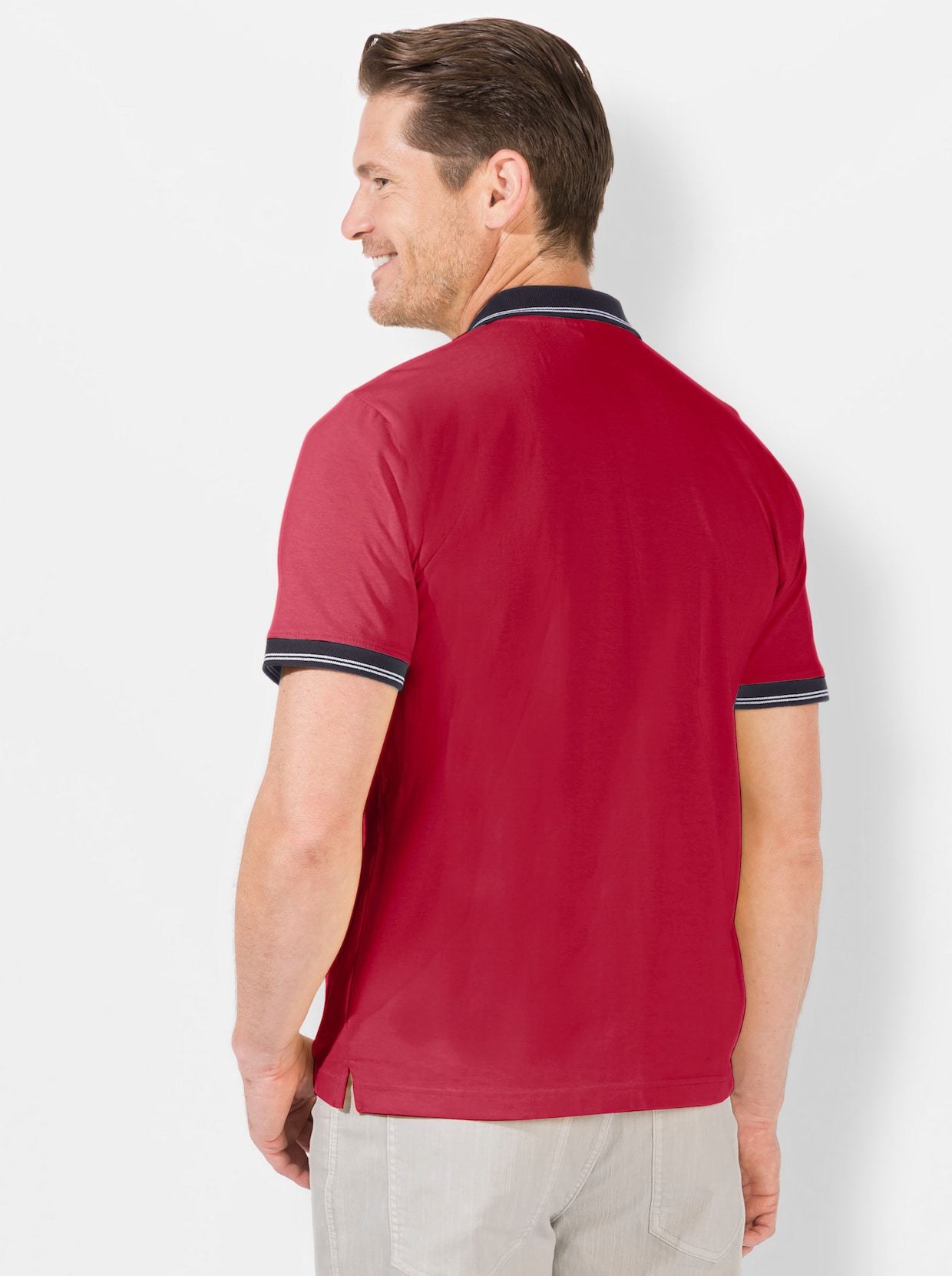 Catamaran Poloshirt met korte mouwen - rood