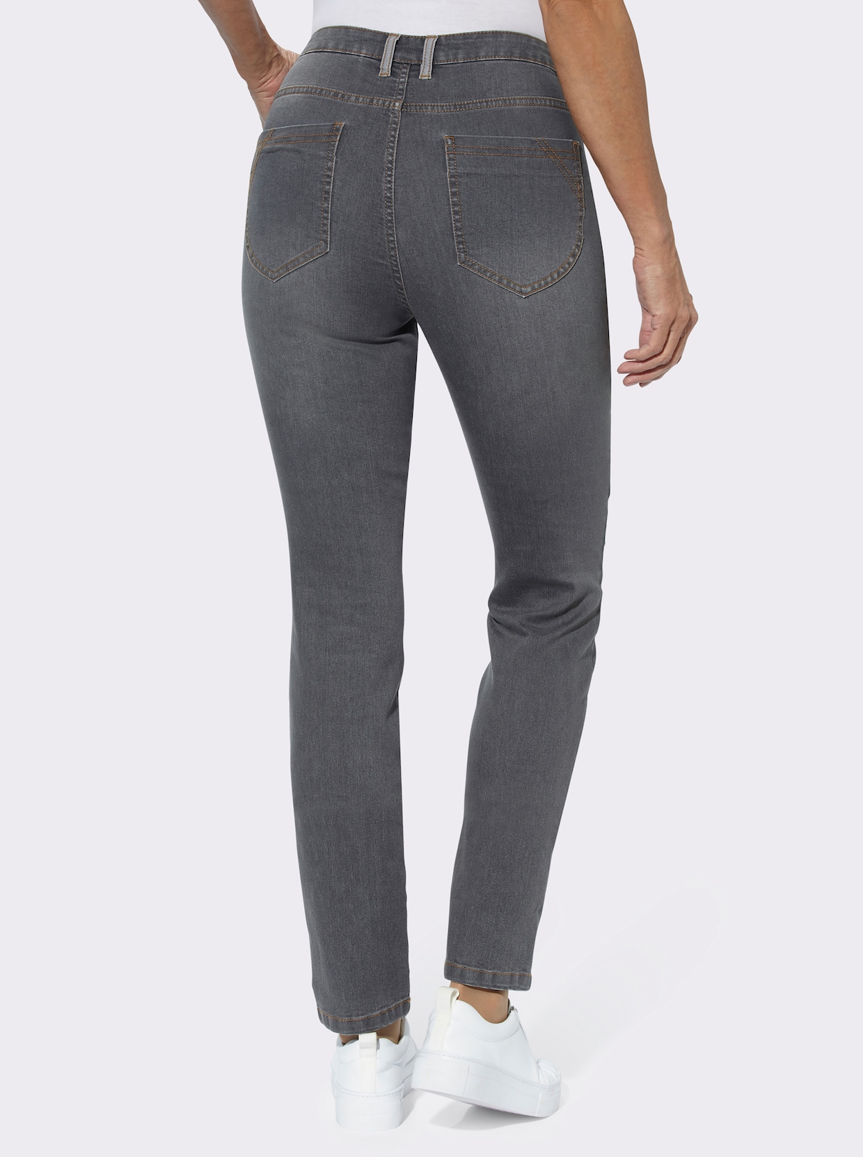 Jeans - grey denim