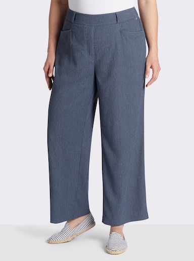 sheego Schlupfhose in weiter Form - rauchblau