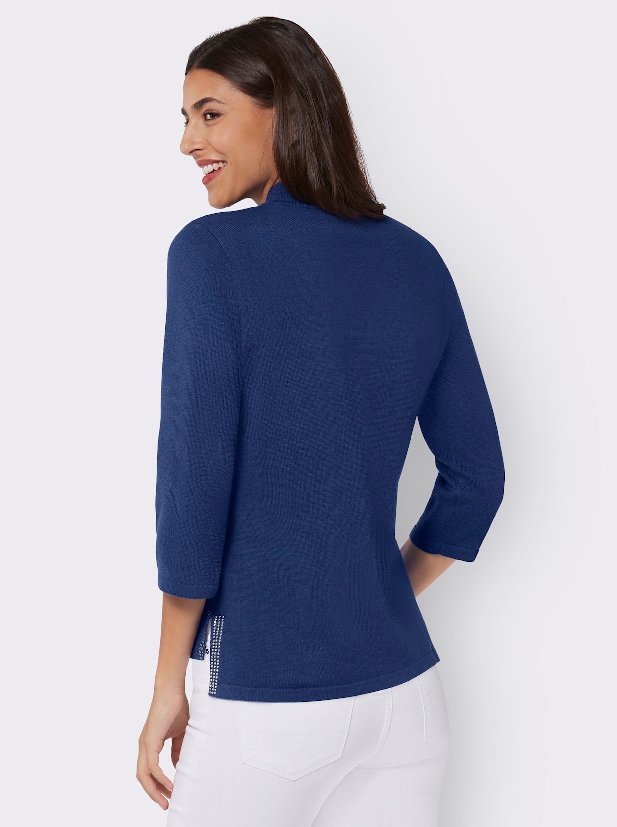 3/4 Arm-Pullover - royalblau