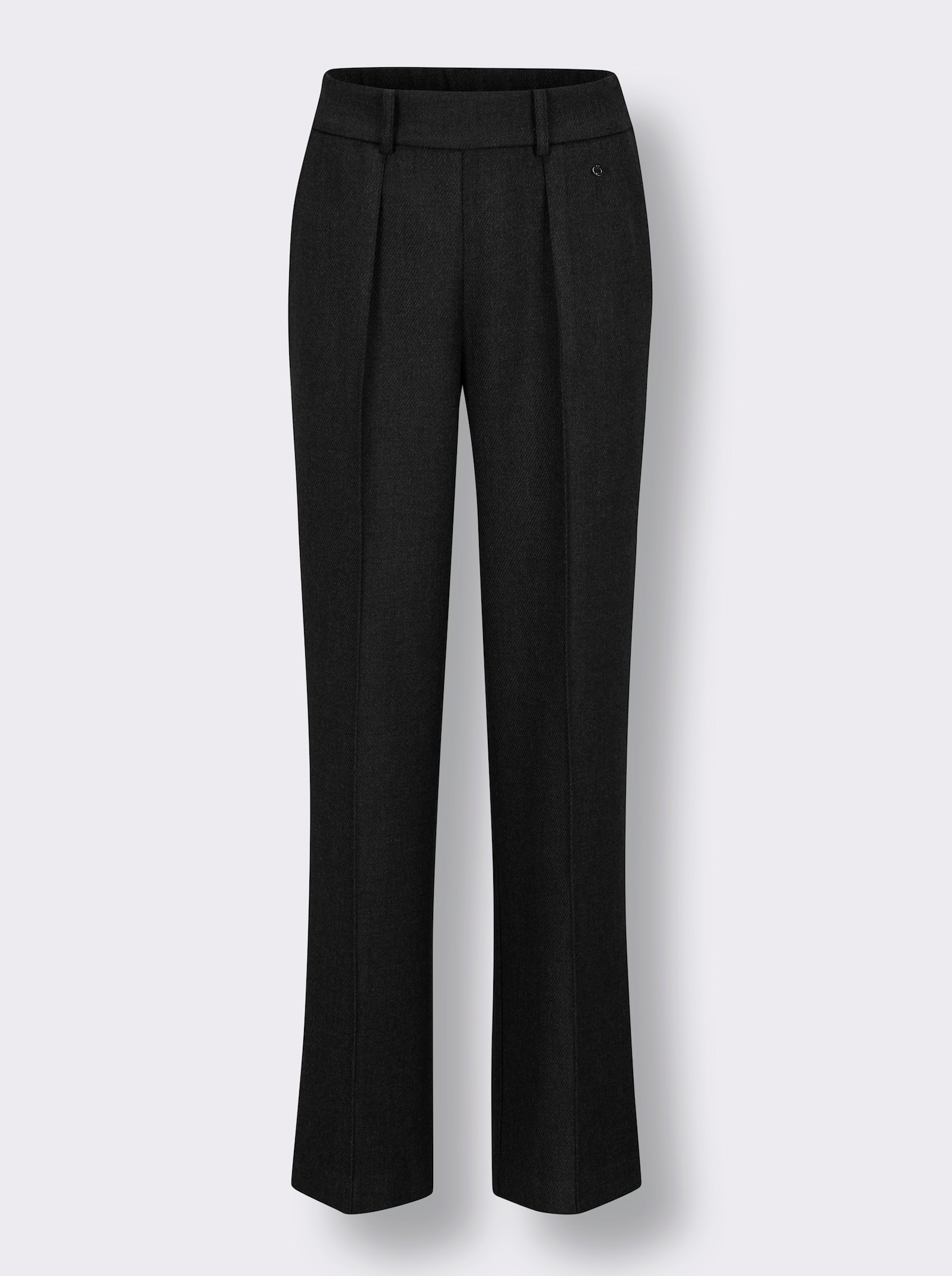 CREATION L PREMIUM Marlene-Hose - schwarz-meliert