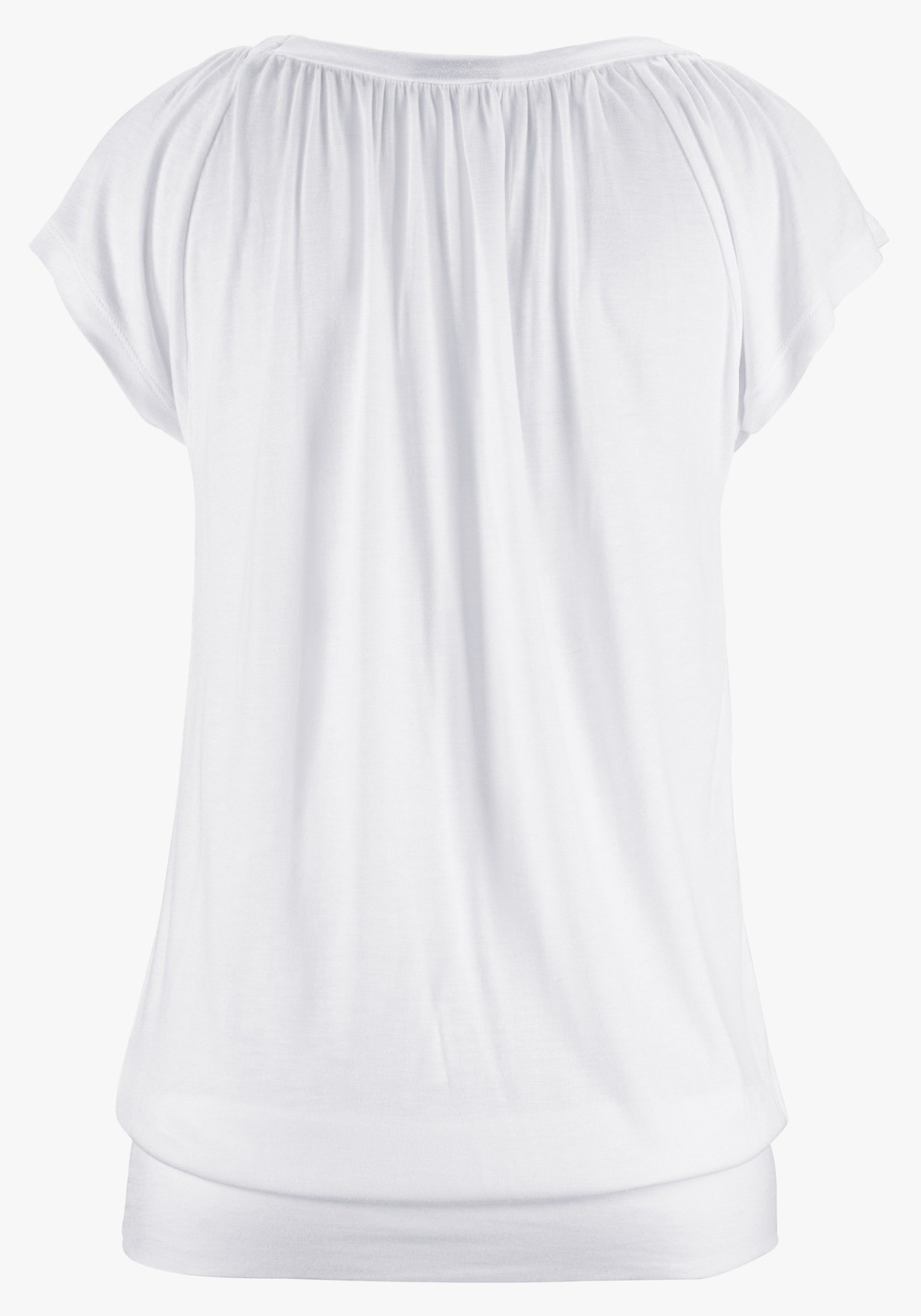 LASCANA Shirt met v-hals - wit