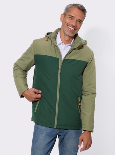 Outdoorjacke in atmungsaktiver Qualität - khaki-moos