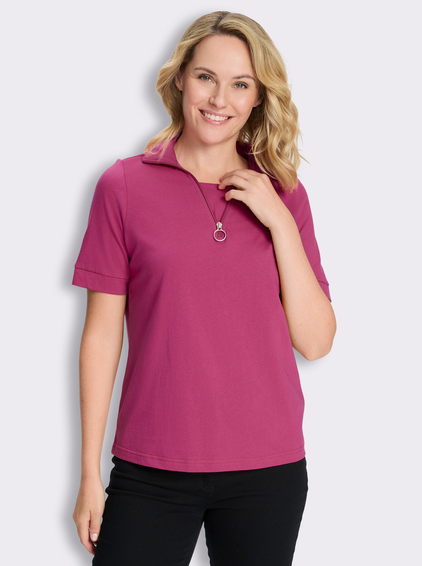 Poloshirt - fuchsia