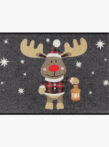 Salonloewe Fußmatte - anthrazit-bedruckt