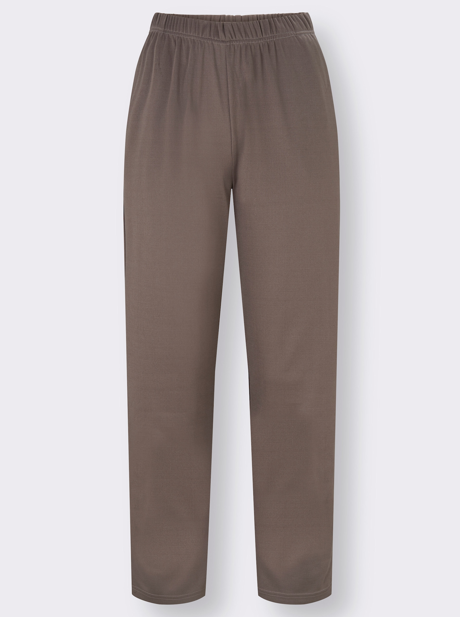 feel good Hausanzug in Interlock-Qualität - dunkeltaupe-gemustert