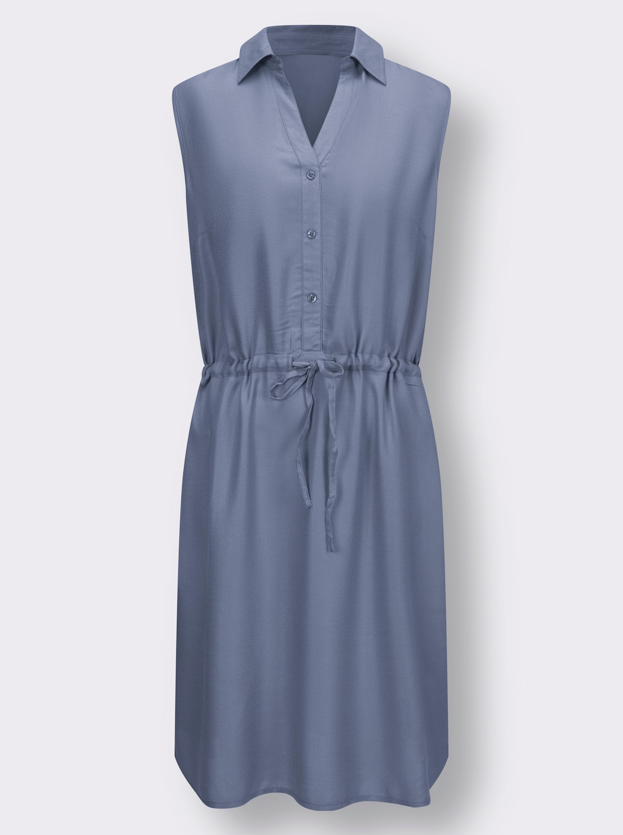 Sommerkleid - taubenblau